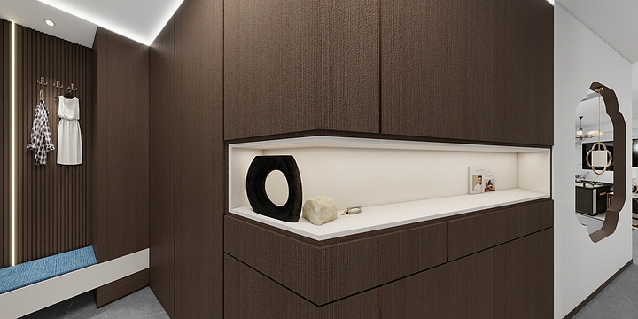 V8美佳原创设计(顾新家装饰)-西安世贸璀璨城2期22-2-102室-装修设计方案