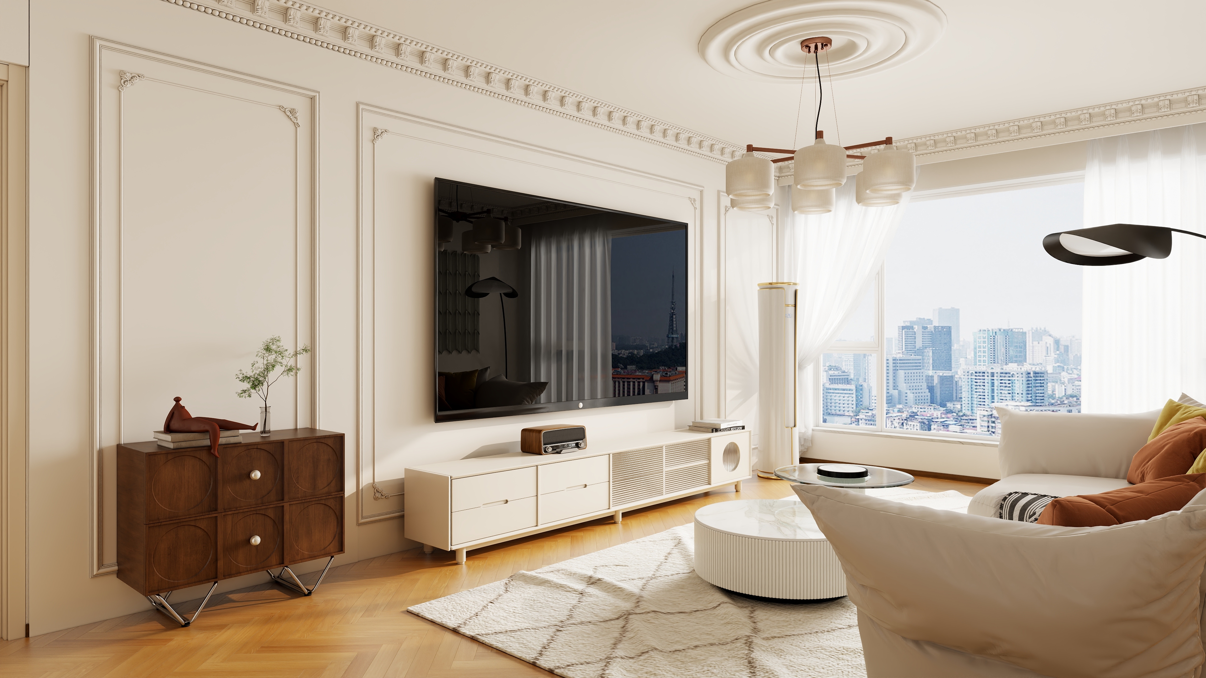 董叉叉的设计-法式奶油风2024-5-装修设计方案