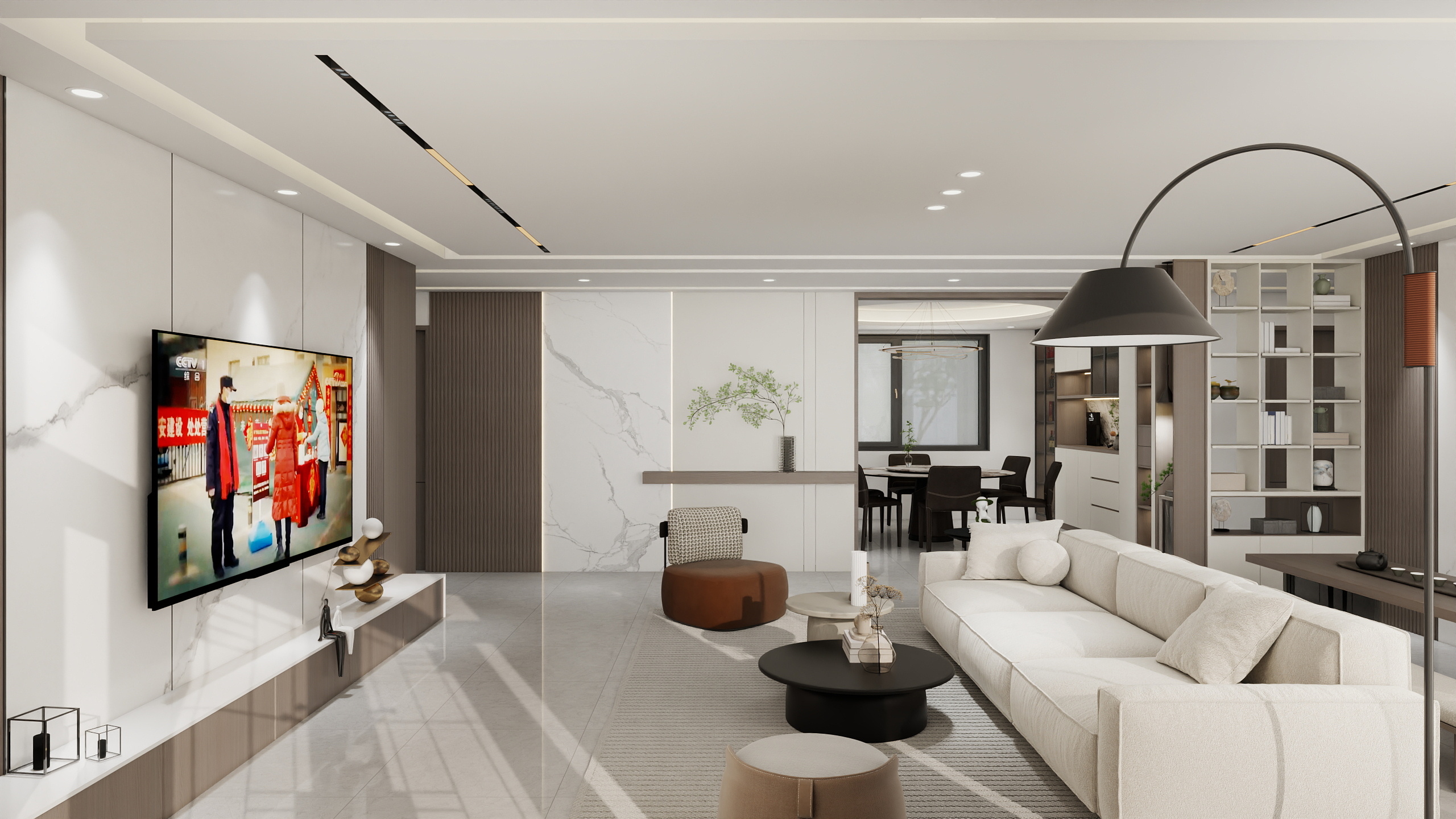 默言效果图-宝丰县石桥镇自建房-装修设计方案