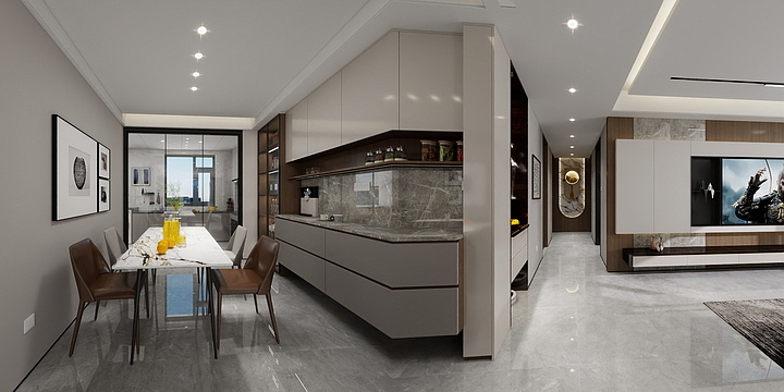 万超装饰-昌吉分公司李宅-装修设计方案