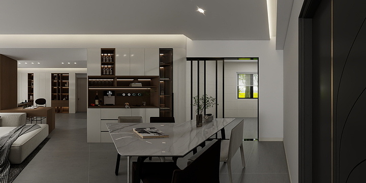 圆洲装饰徐玲-圆洲装饰新骆盛府7-1302设计师徐大美-装修设计方案