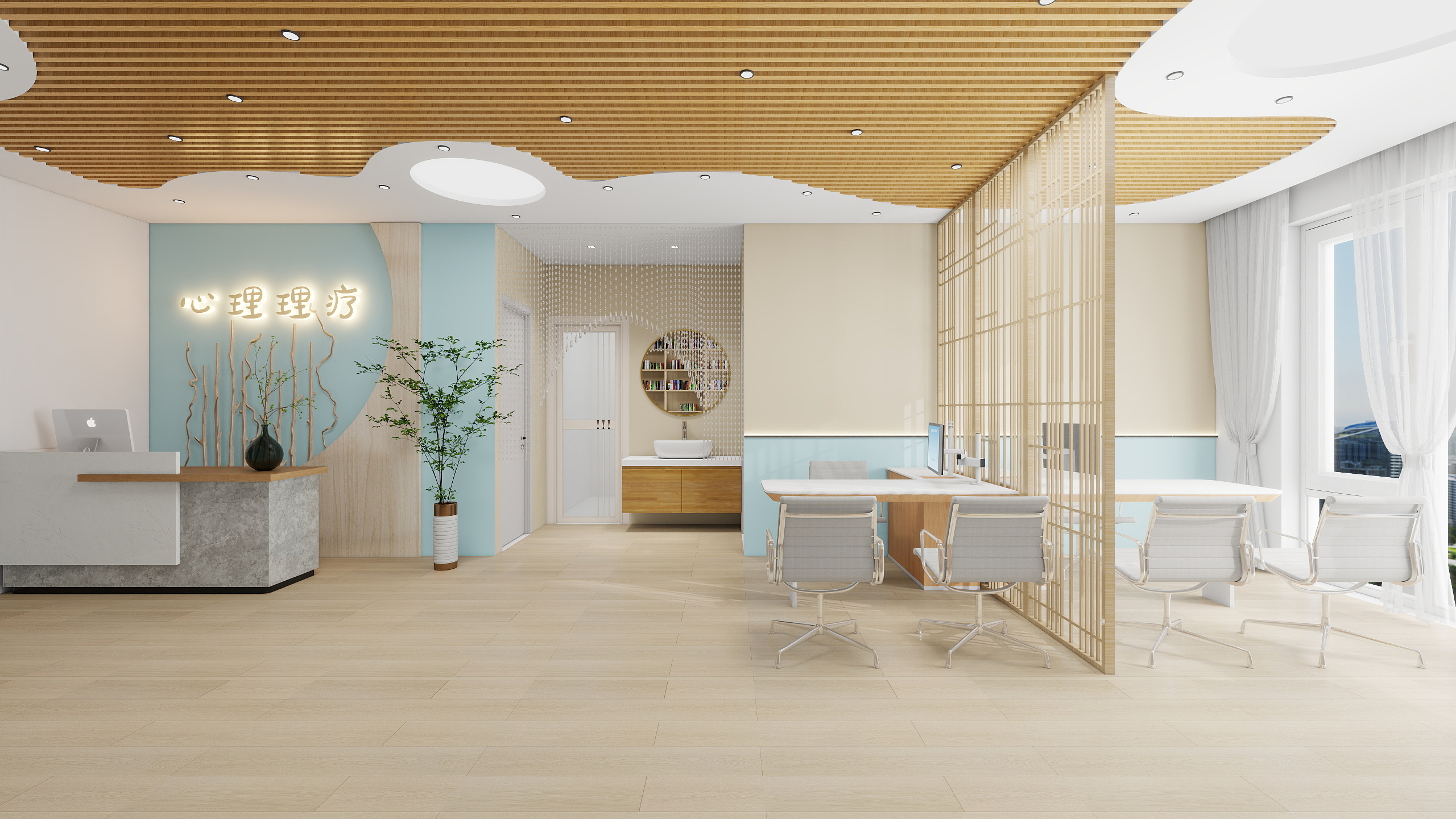 志诚装饰设计中心-心理咨询室-装修设计方案