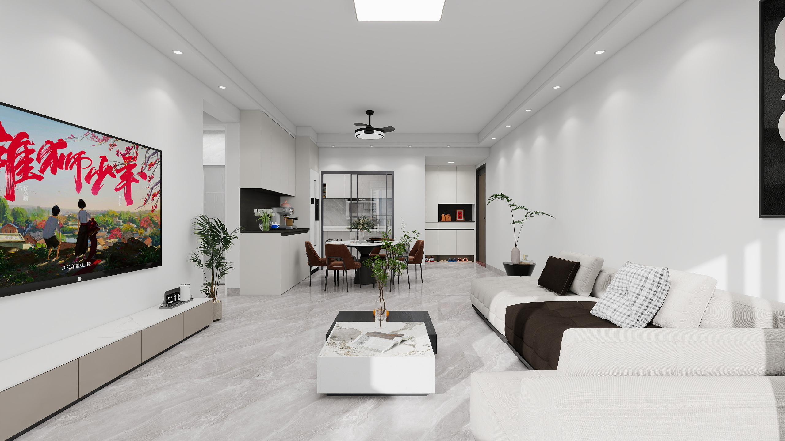 王翠丽-翡翠豪庭现代简约四室两厅（祥哥）-装修设计方案