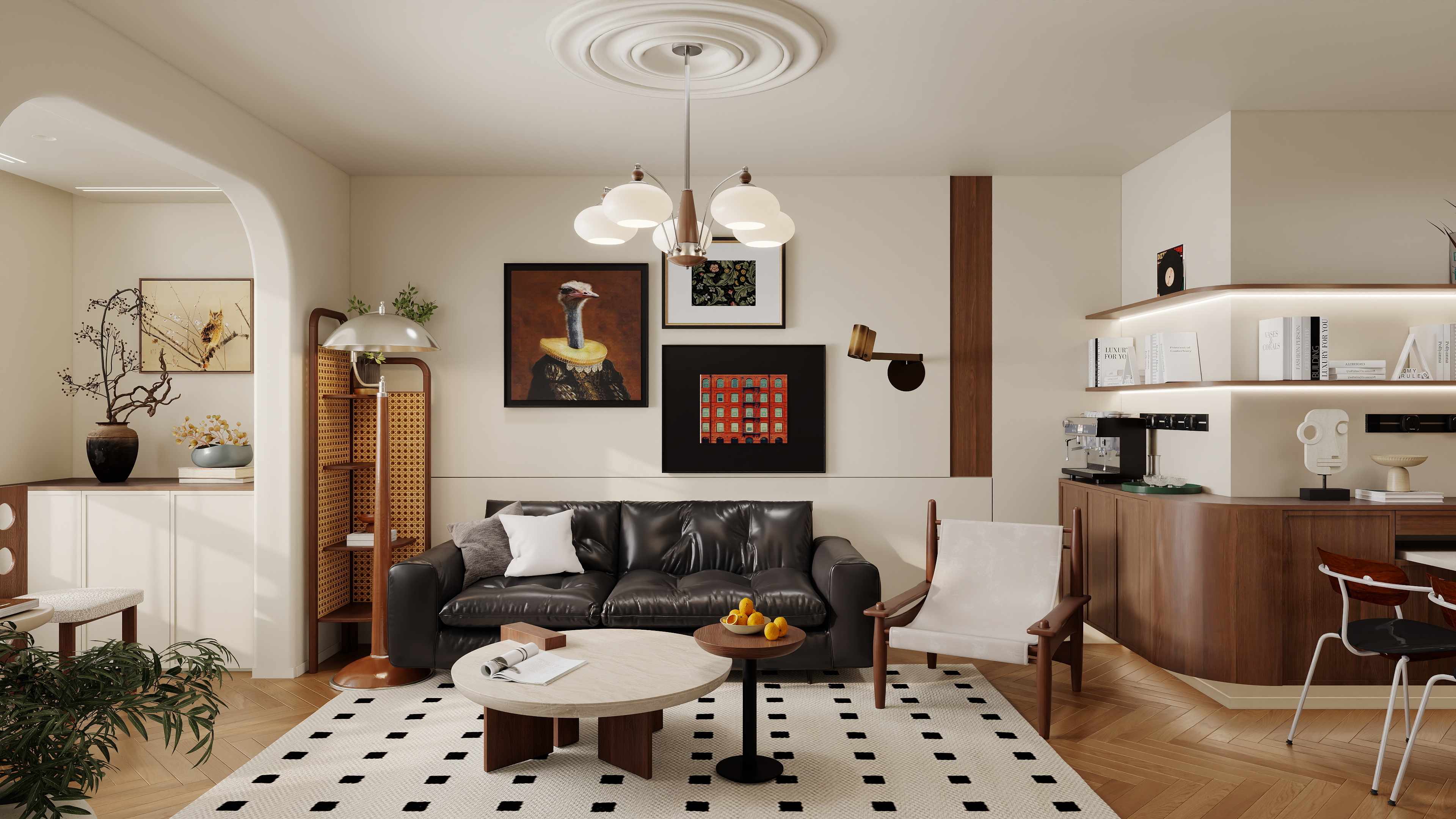 陈辉-94平方中古风雅居-装修设计方案