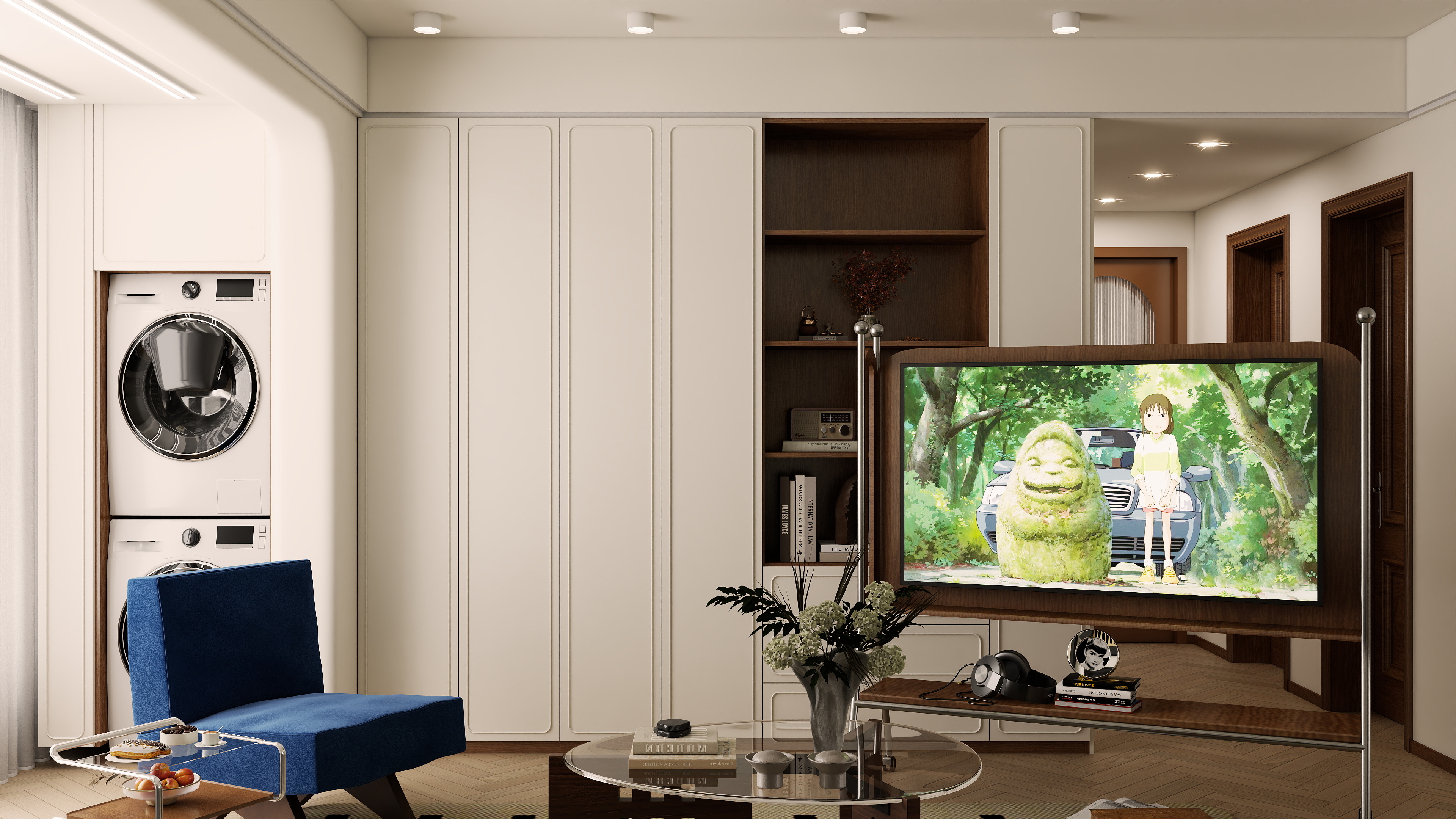 设计师阿王YONG-中古奶油-装修设计方案