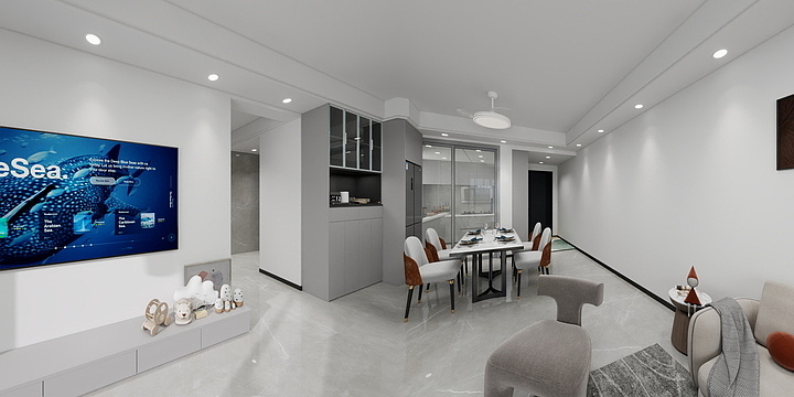 小小小郑-理想城8-2102-装修设计方案