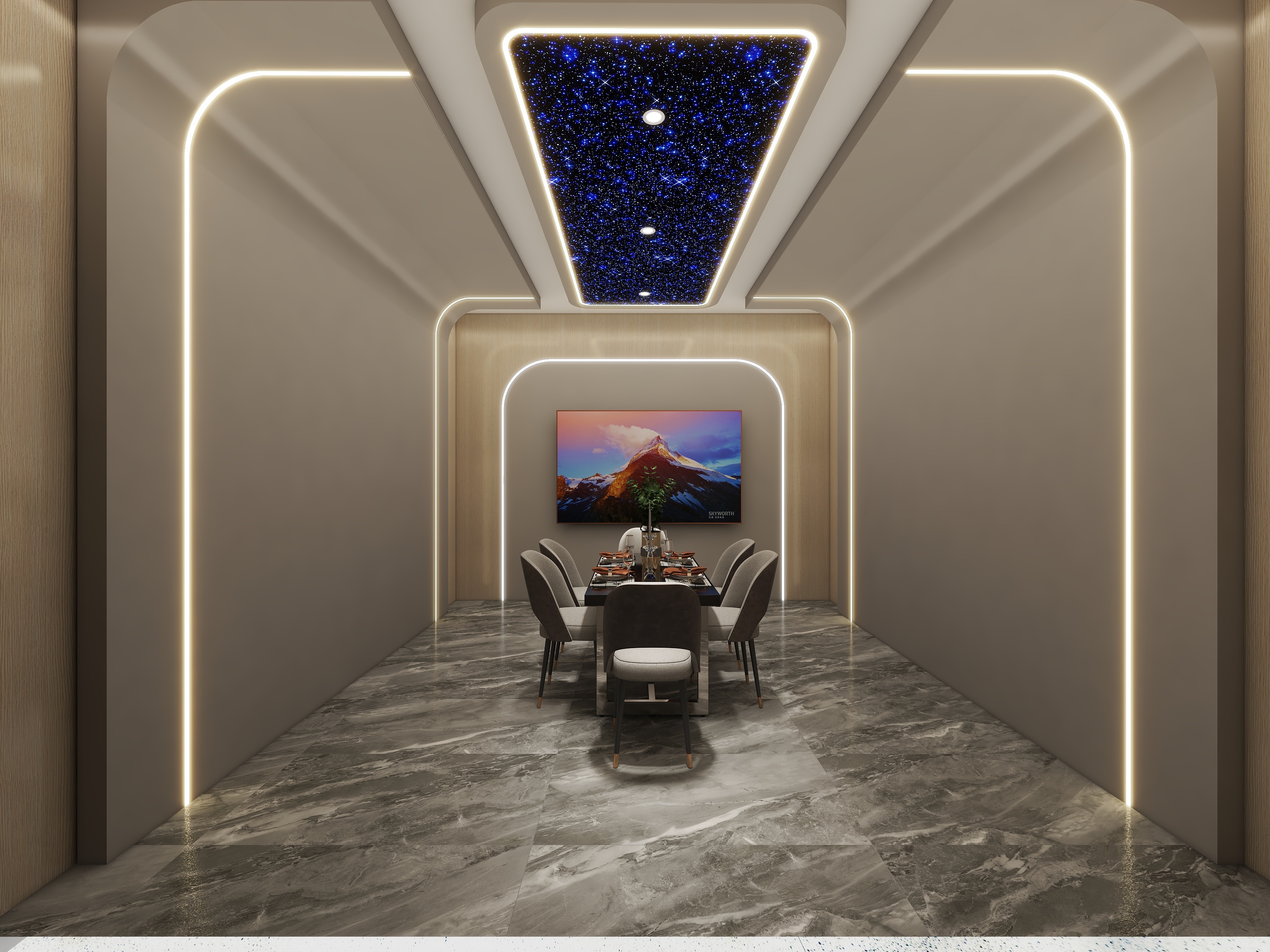 白纸说-富罗天街-四楼融合菜-装修设计方案