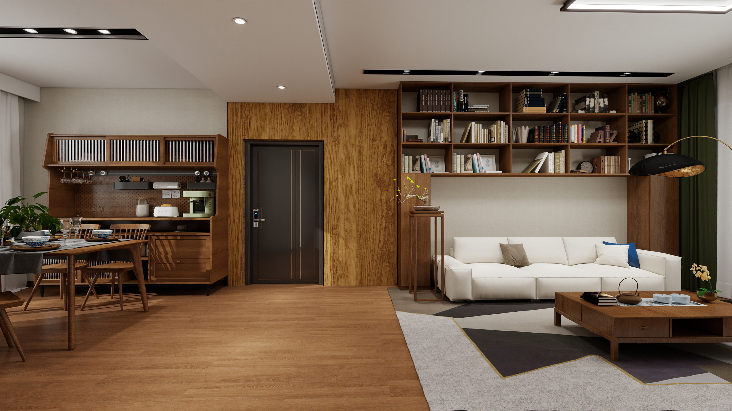 启本本-【中古风】融创都会中心-装修设计方案