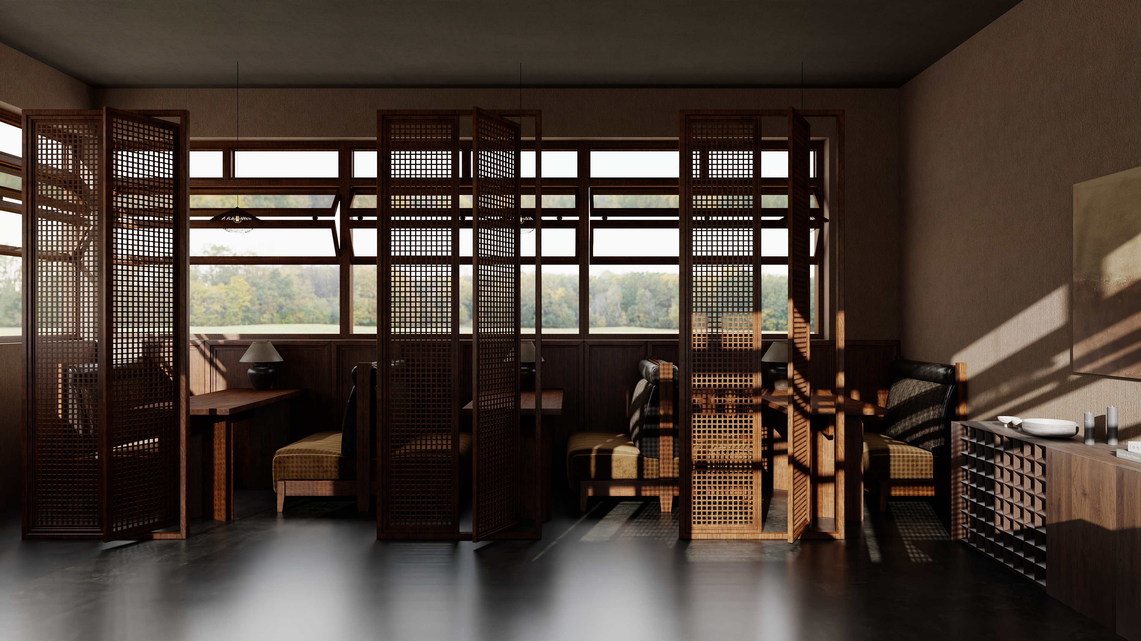 宇辰装饰.小孟-餐厅复古-装修设计方案