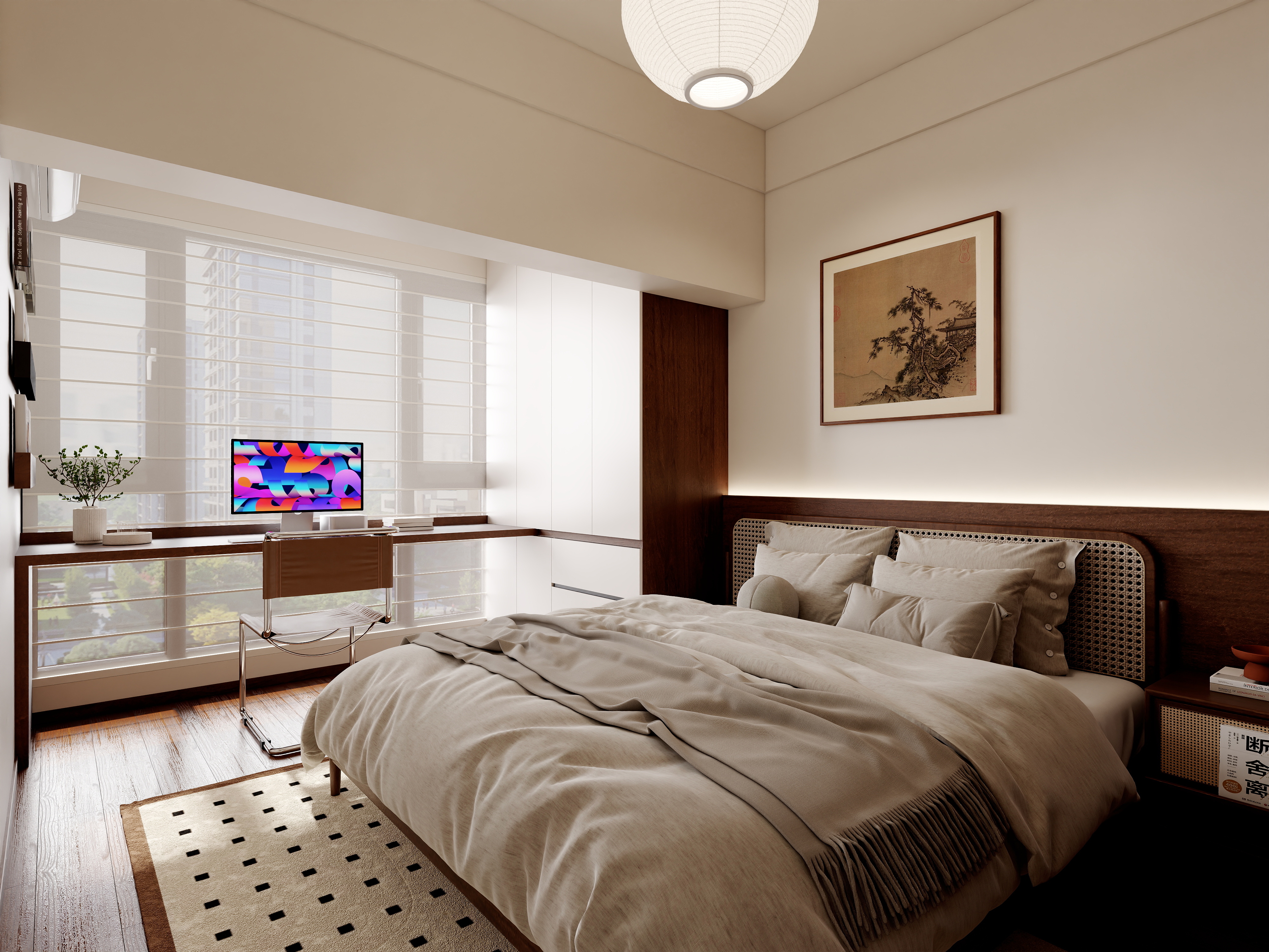 装修设计帮-100㎡4室装修效果图