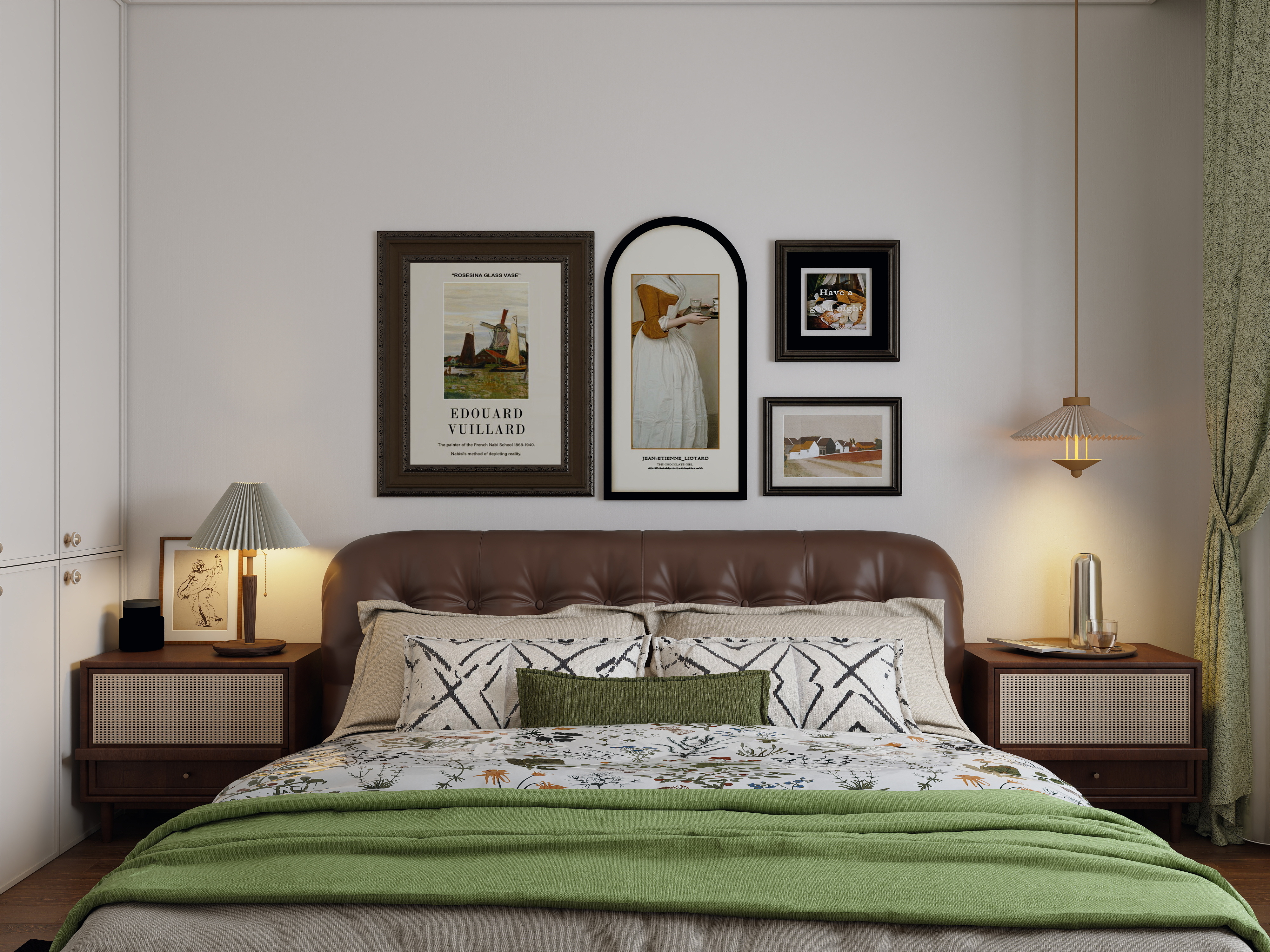 楠乔-中古风09有主灯精装修效果图