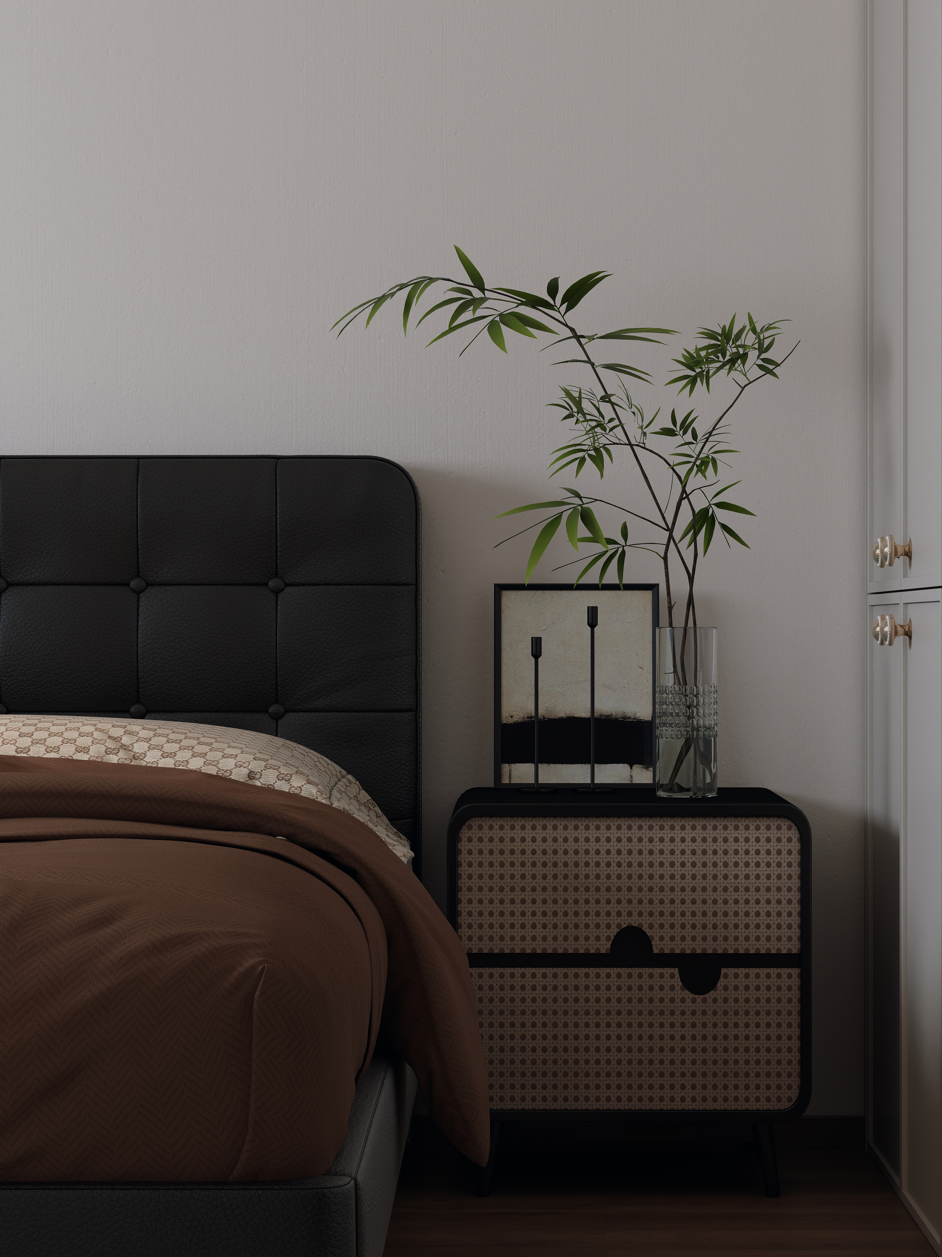 楠乔-中古风09有主灯精装修效果图