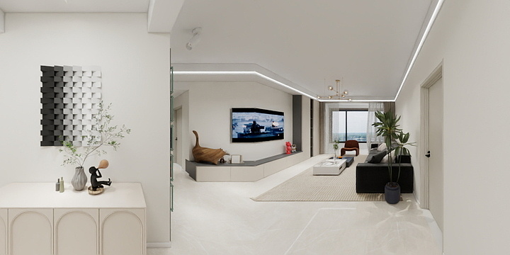 ALing室内设计工作室-郦城张先生-Model-副本-装修设计方案