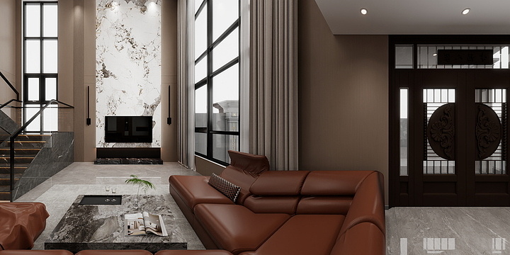 QImingyang-苍山别墅1-装修设计方案