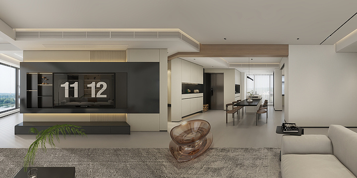 欧阳艳清-衡阳天嘉成林间-现代风格-装修设计方案