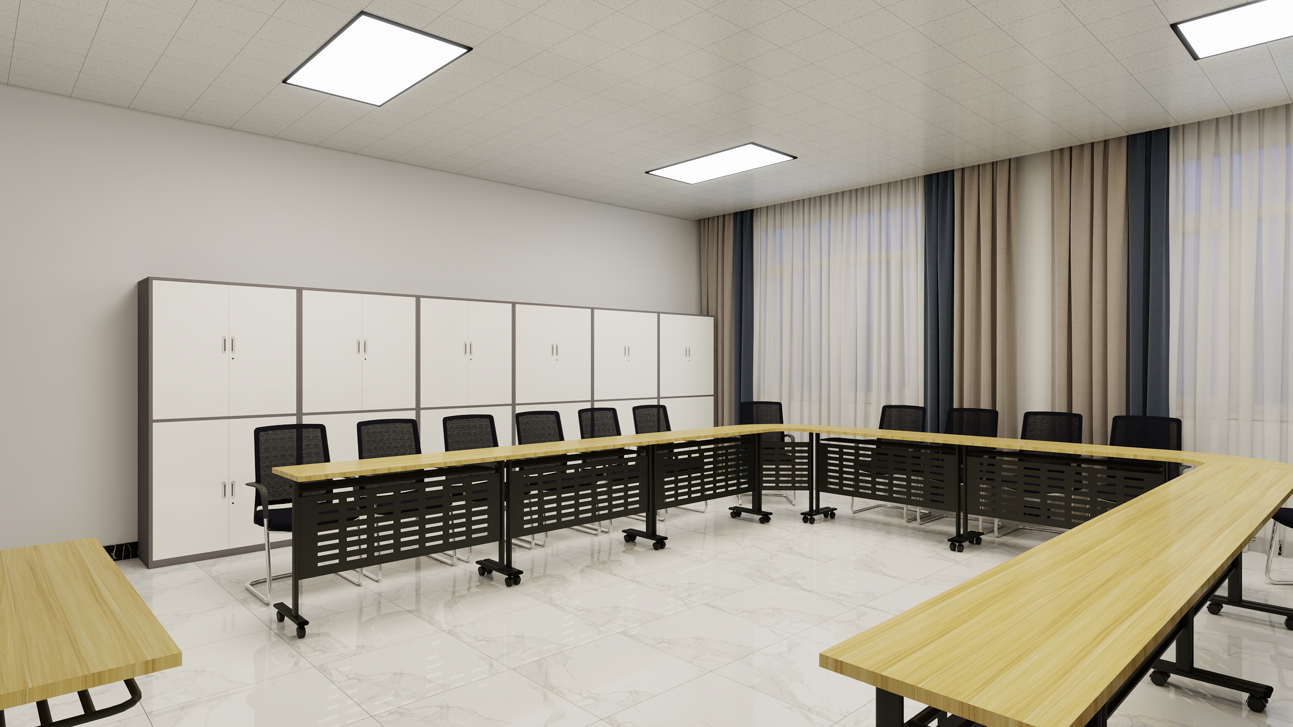 木易木匠_2023满-05-综合楼1楼方案评审室1间-装修设计方案