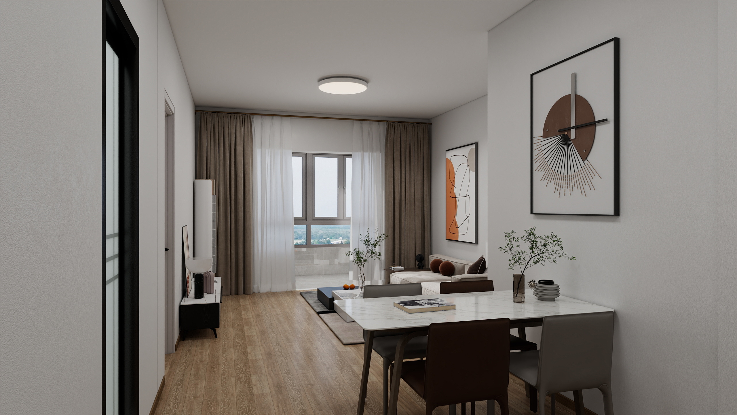 o杰k-89㎡3室简装-装修设计方案