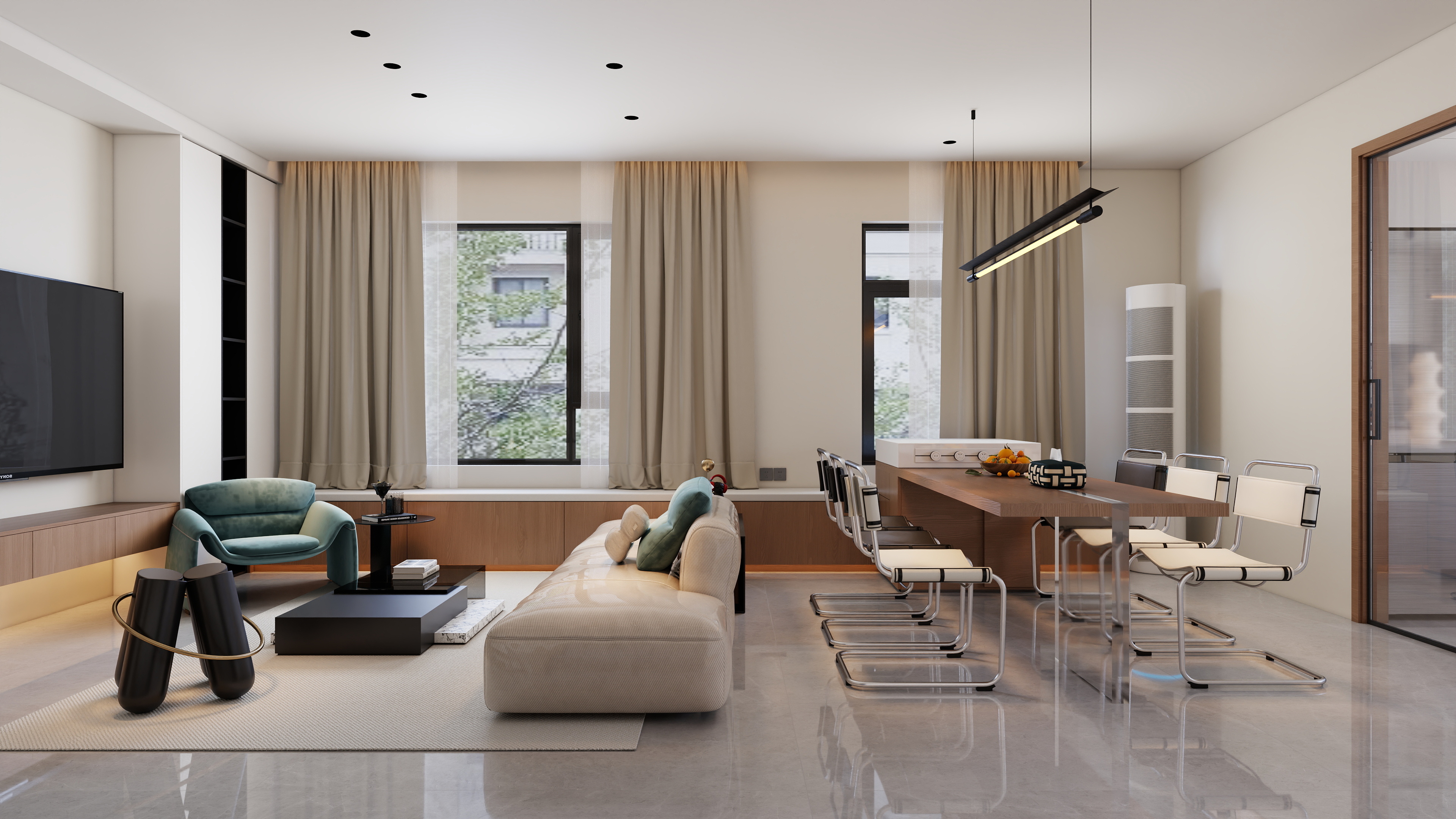 konniro-清华园-现代-装修设计方案