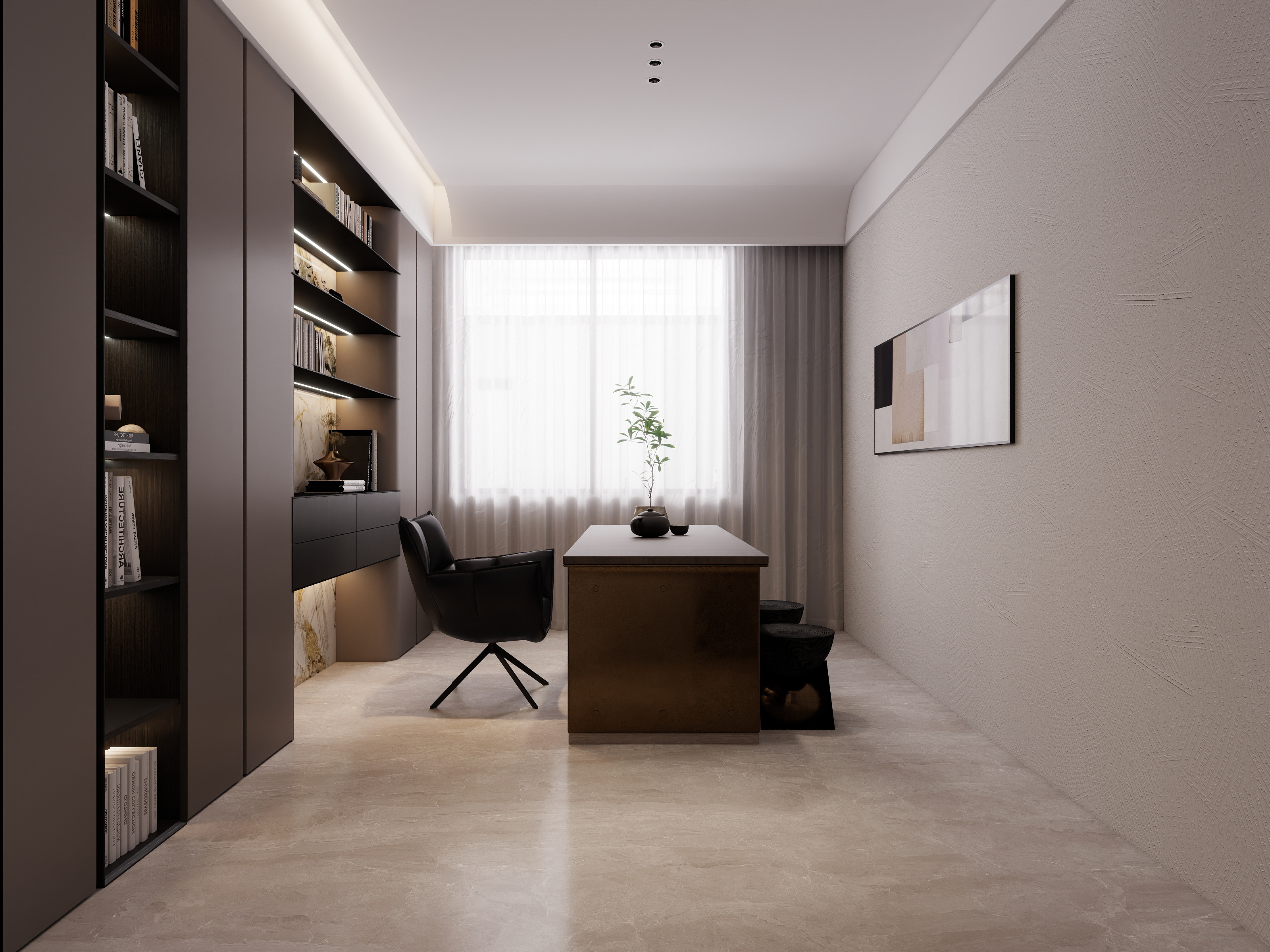 胡朝辉015818301433-云城-唐总意式轻奢装修效果图