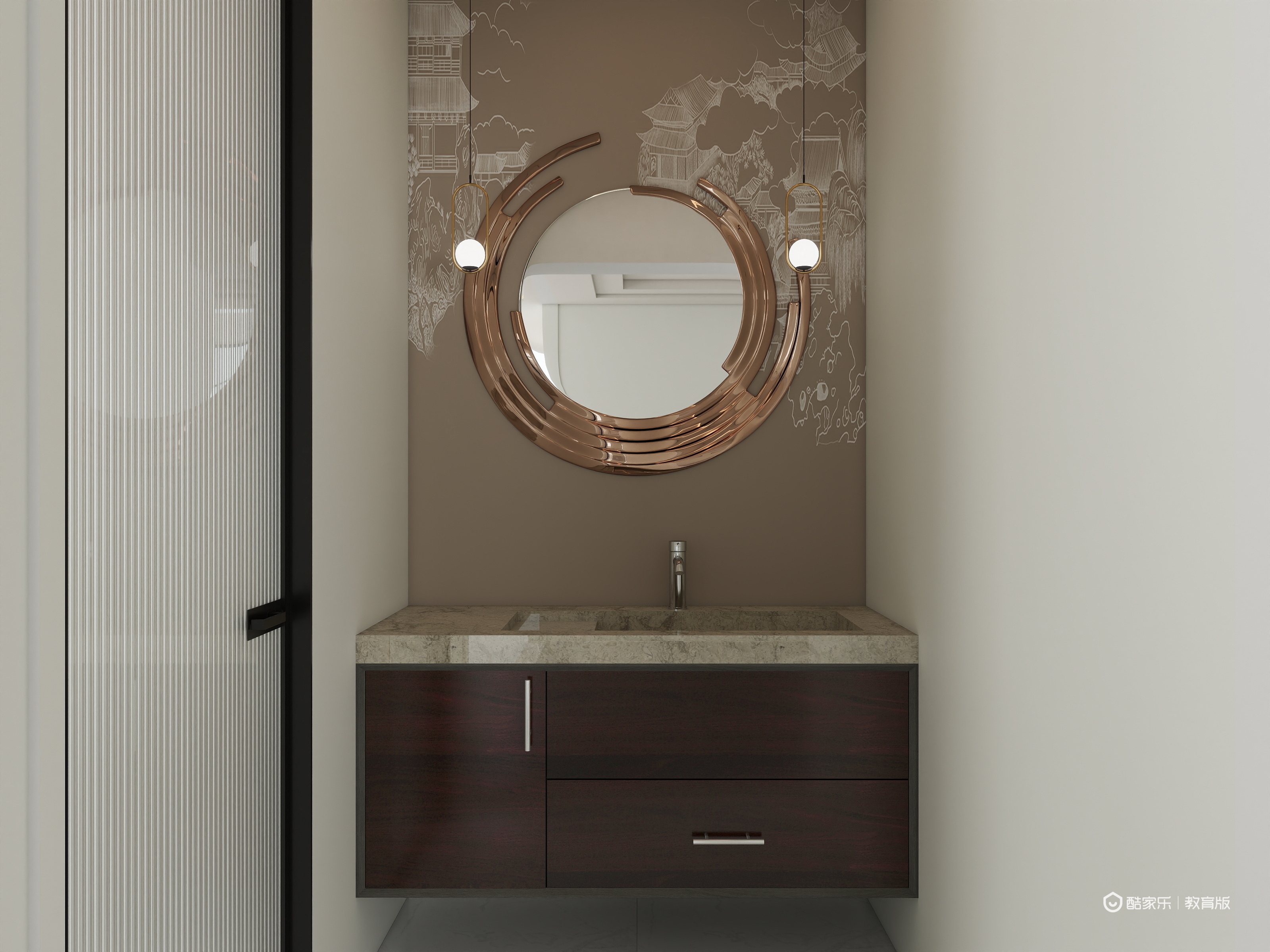 郑冰婷-顺德职业技术学院郑冰婷-万山华府176㎡3室设计装修效果图