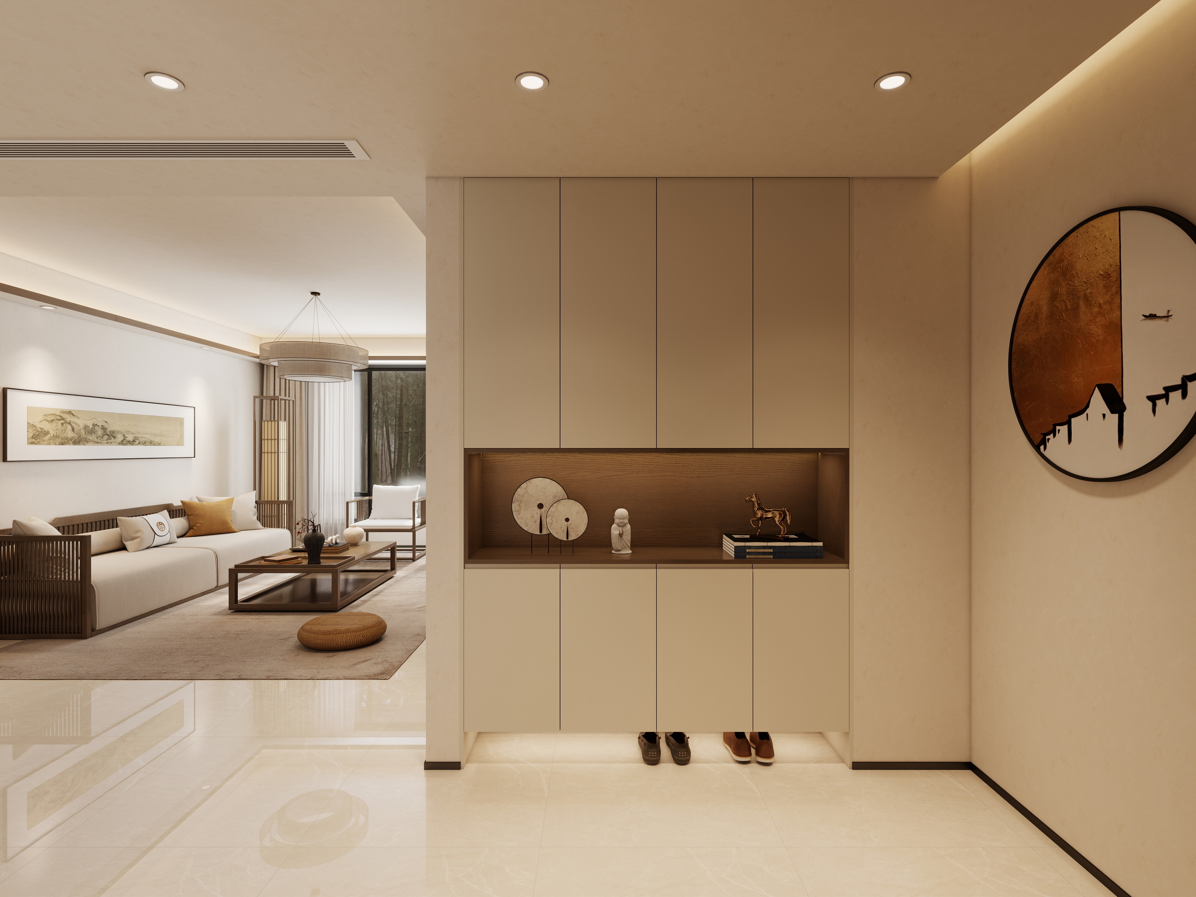 孙有权-『2025-5』115平丨宋代新中式三居装修效果图