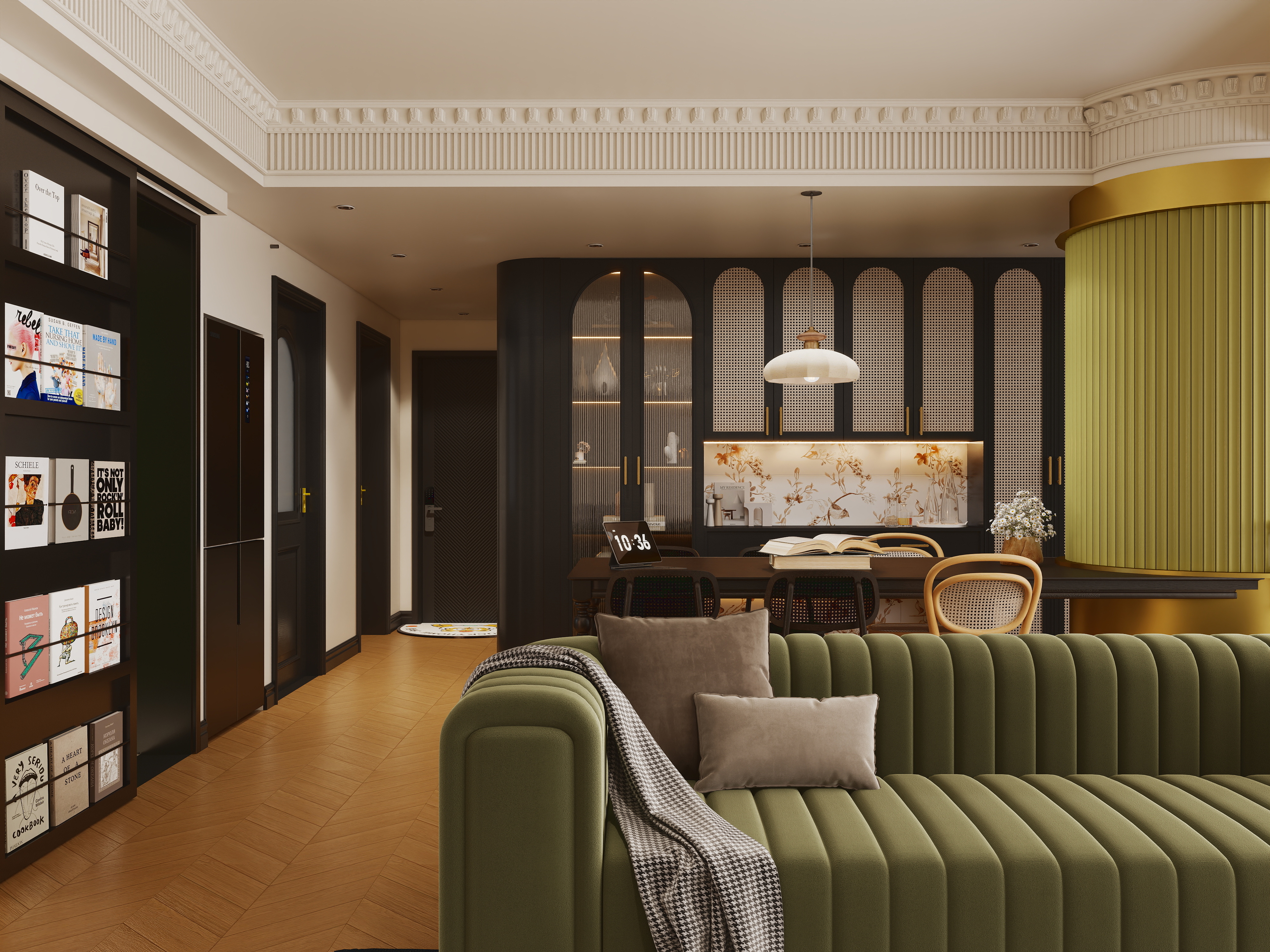 全案设计丨效果图表现-南阳复古风-装修设计方案