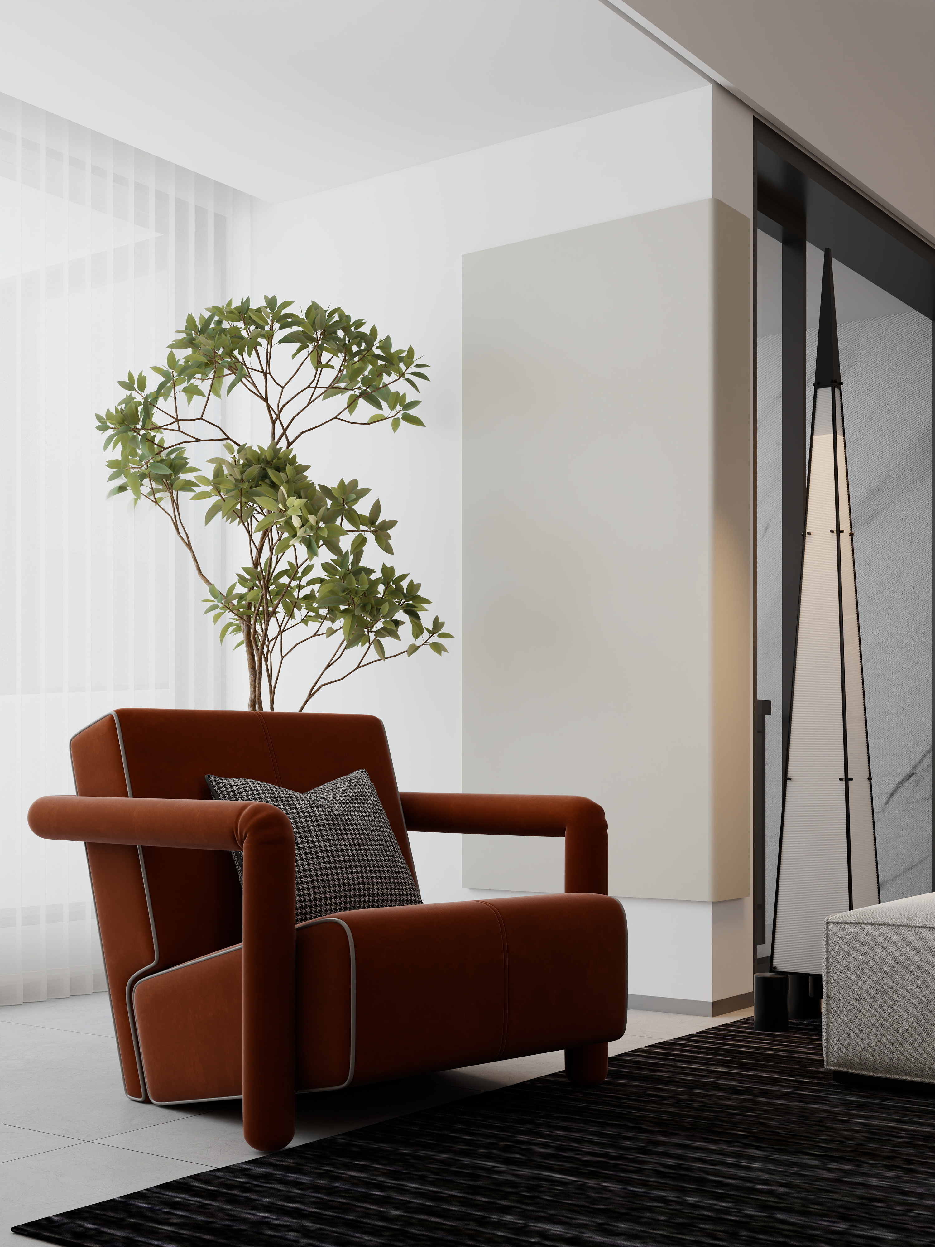 宋佐-小区房136㎡4室装修效果图