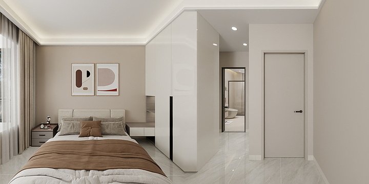 -效-果-图--中央公园，现代-装修设计方案