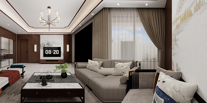 全案设计-马家俊-三层自建房-装修设计方案