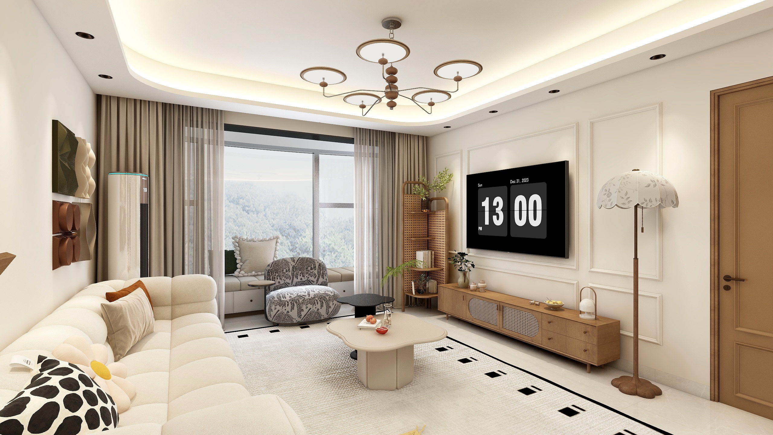 呆毛少女-南门国际城-装修设计方案