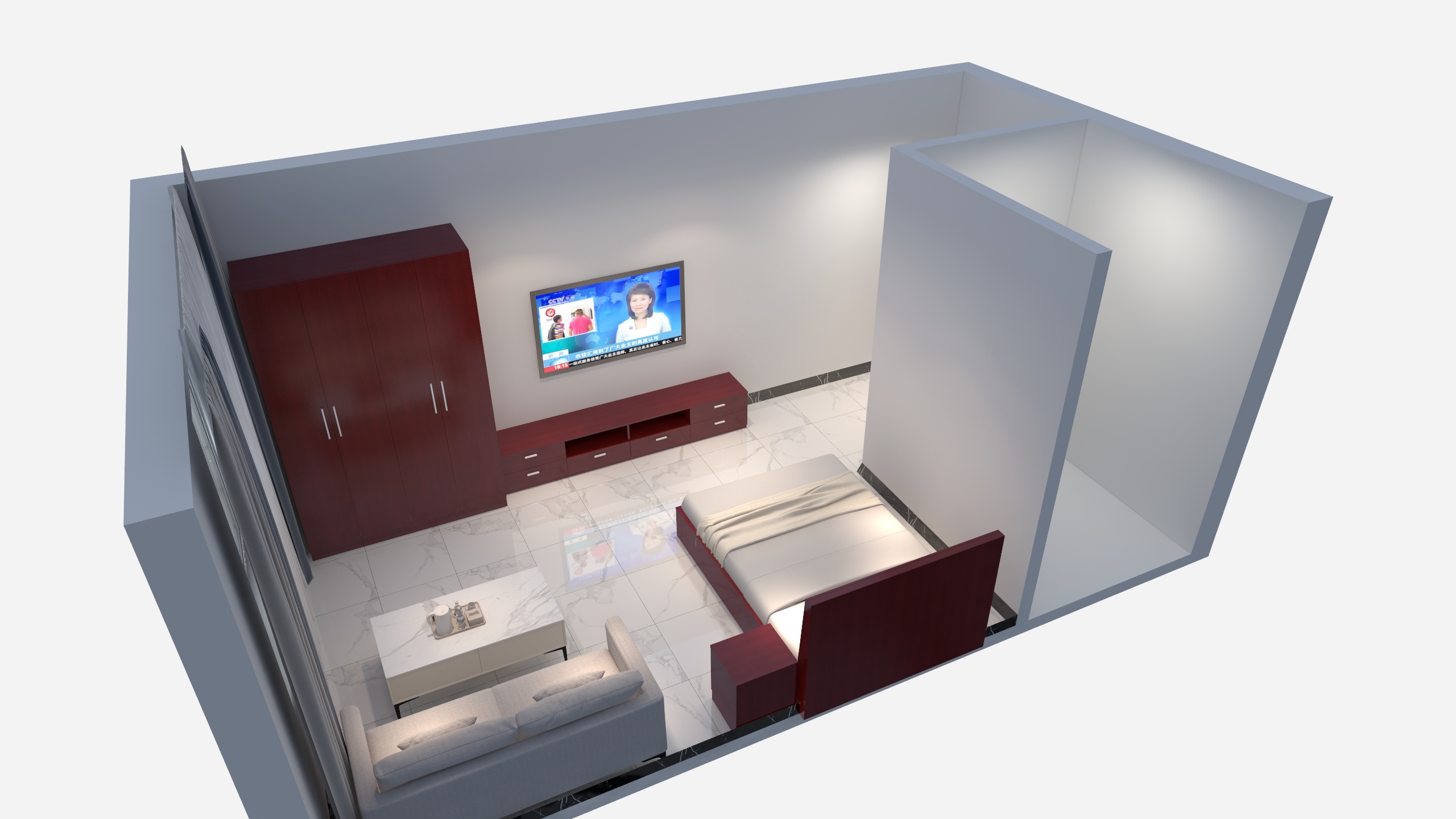 木易木匠_2023满-11-综合楼2楼6间单人间 -装修设计方案