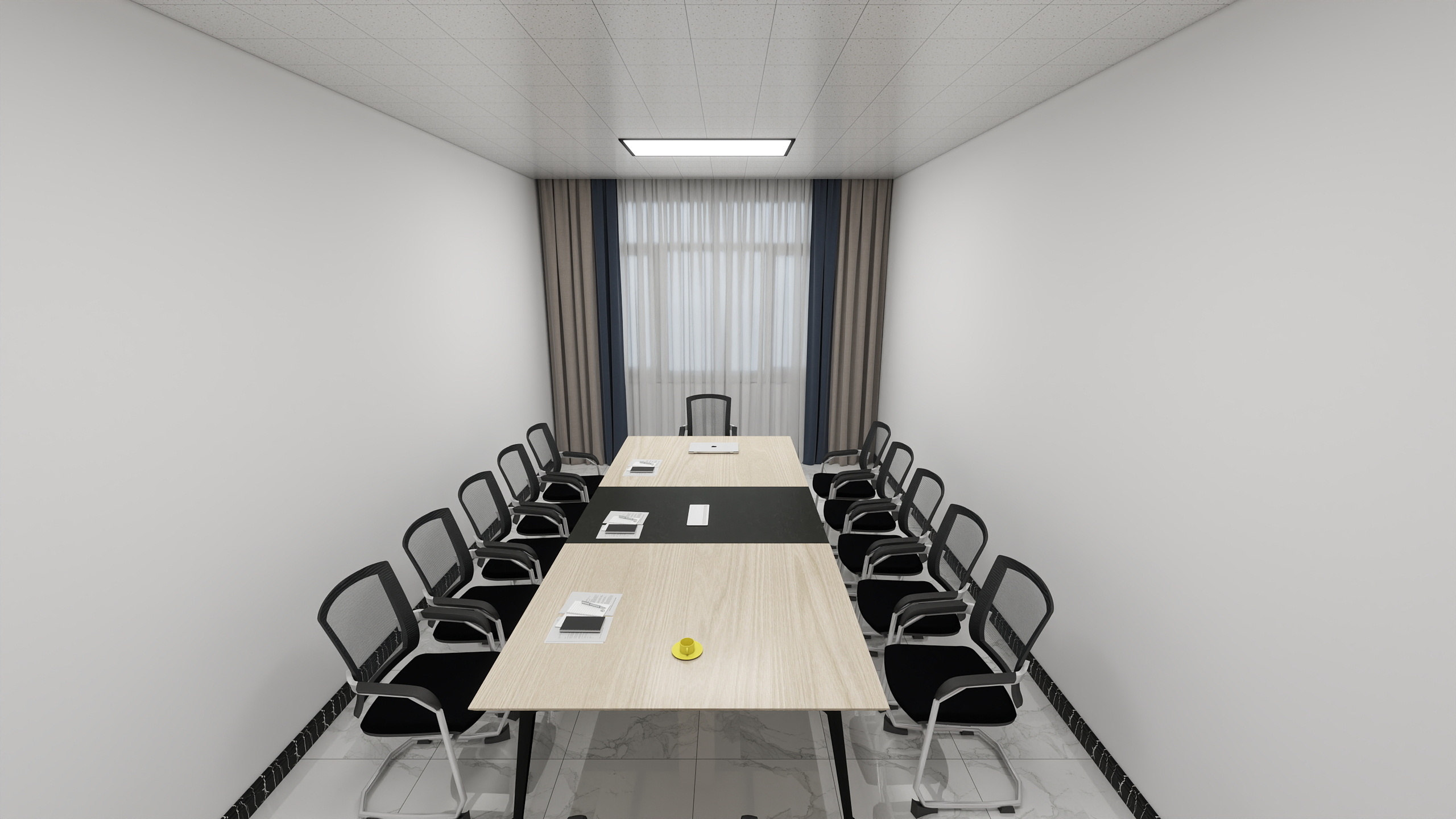 木易木匠_2023满-13-综合楼2楼2楼党员活动室-装修设计方案