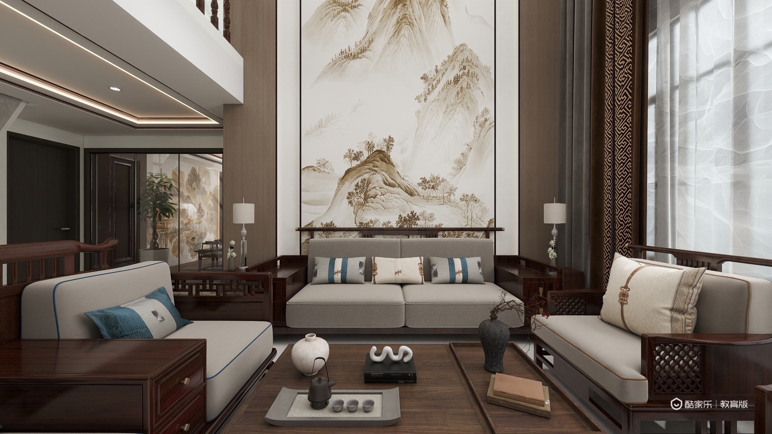 郑冰婷-顺德职业技术学院郑冰婷-万山华府176㎡3室设计装修效果图