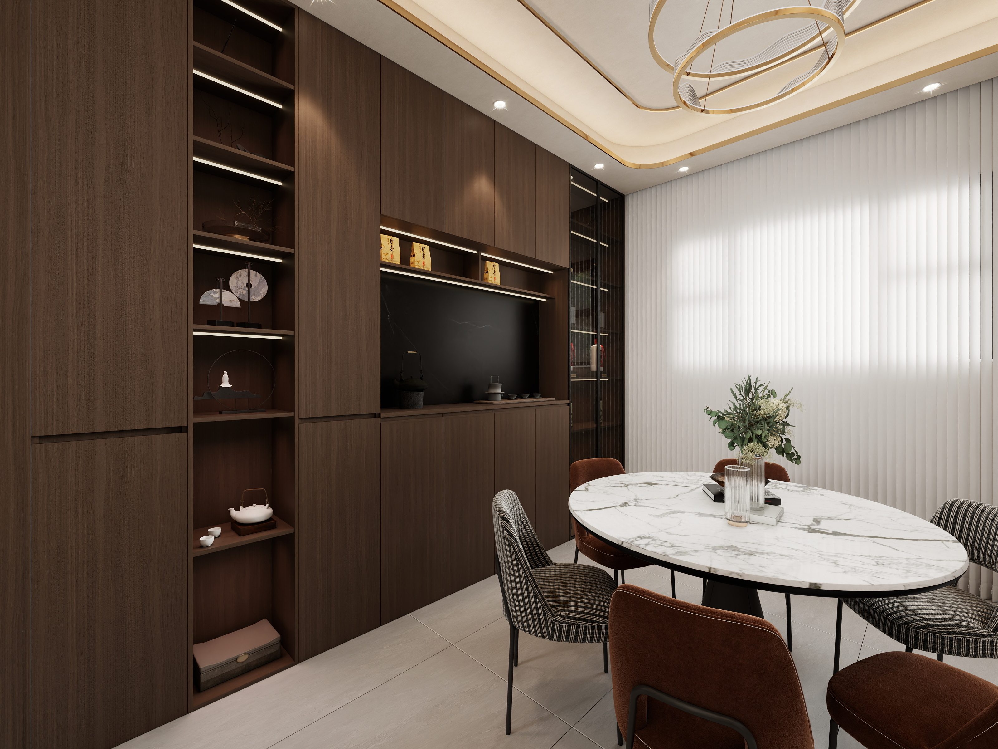 郭子陽-新中式装修效果图