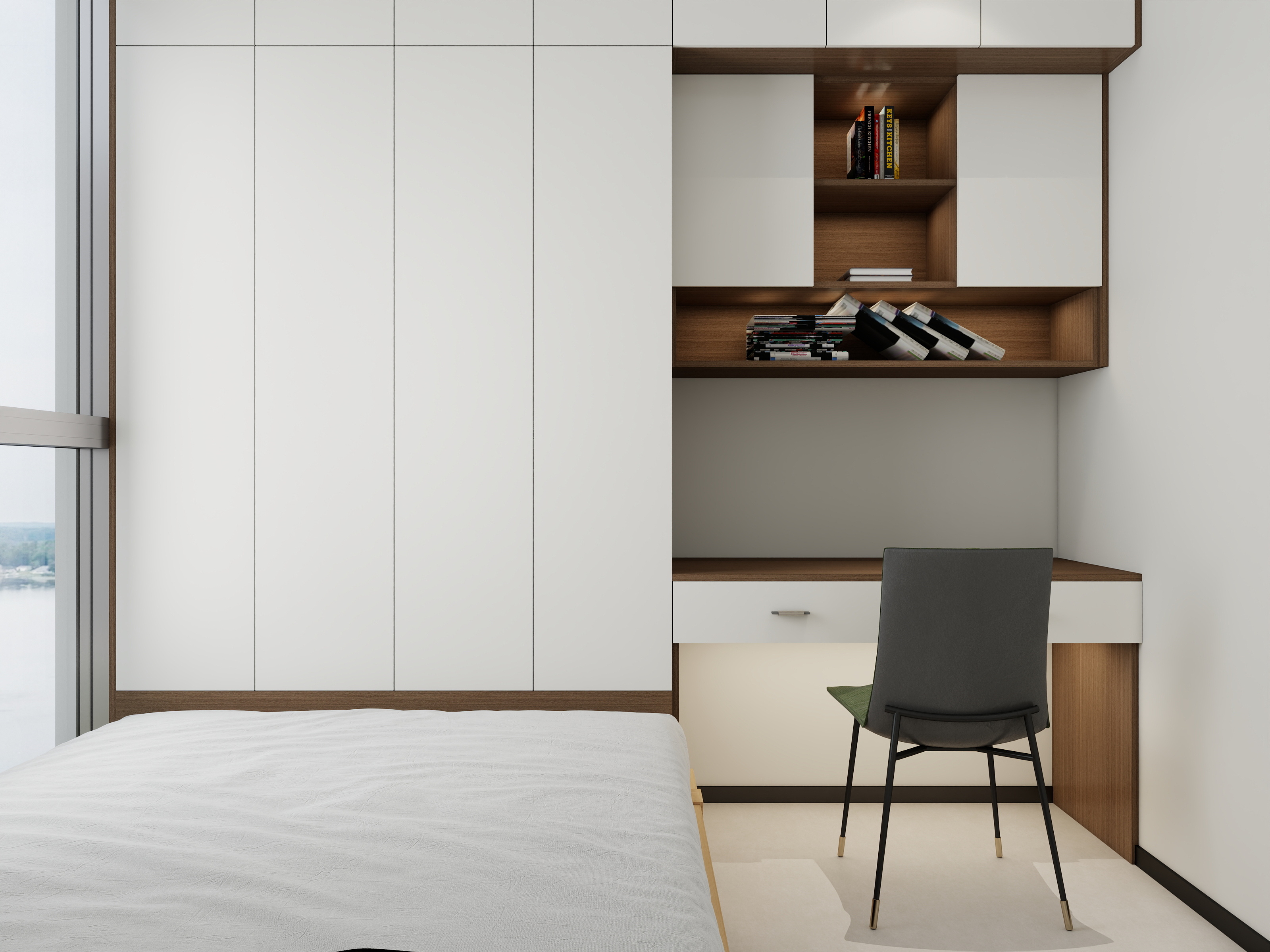 室内设计师王金伟-91㎡3室装修效果图