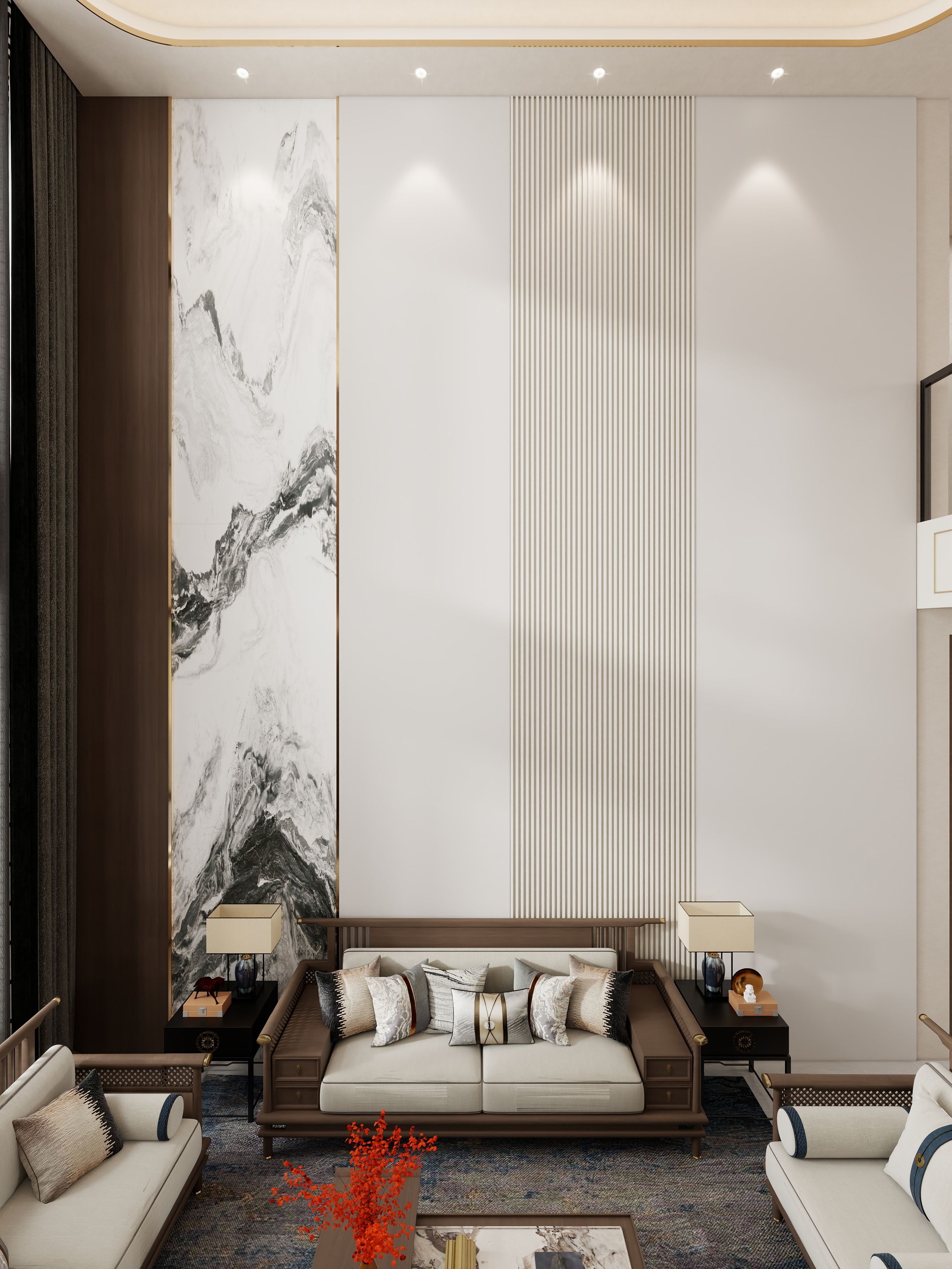 郭子陽-新中式装修效果图