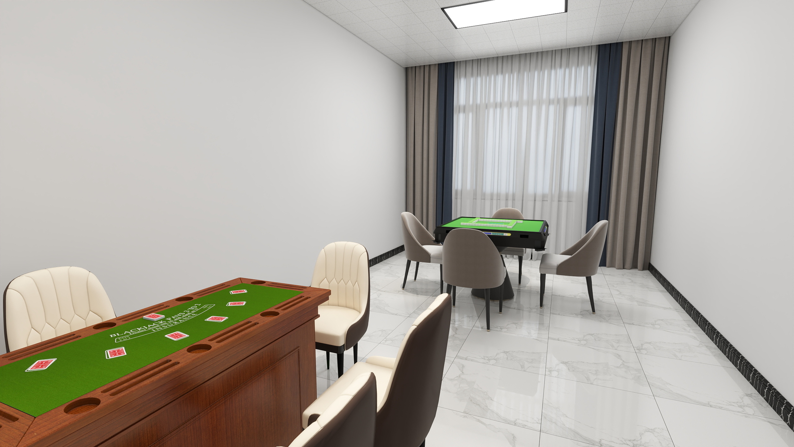 木易木匠_2023满-15-综合楼3楼棋牌室1间-装修设计方案