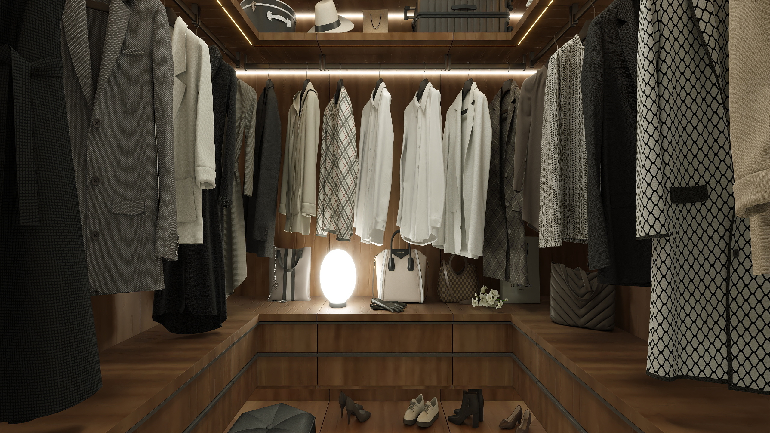 余子林-湖畔205㎡3室装修效果图