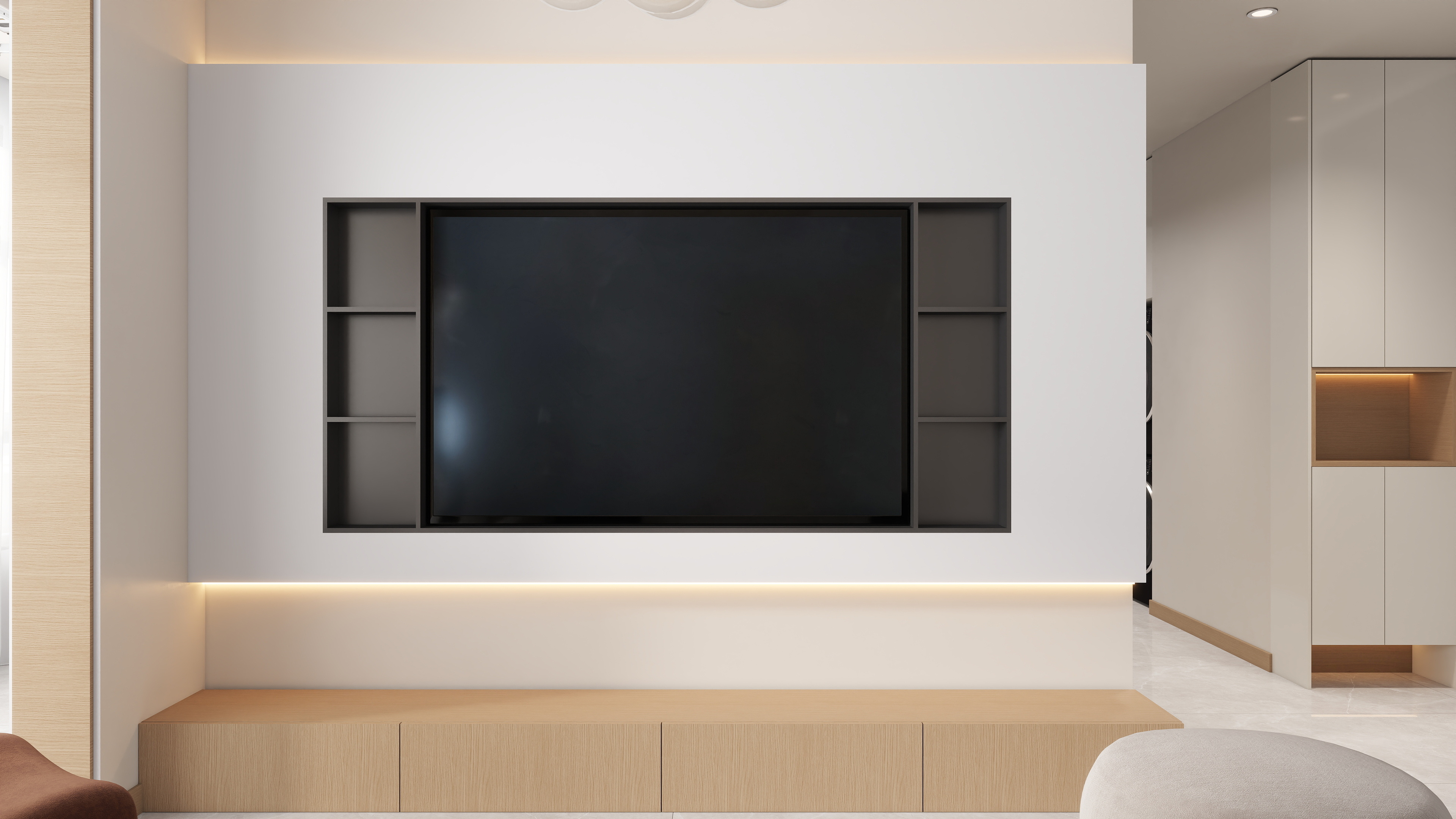 艺雅丽-79平现代简约装修效果图