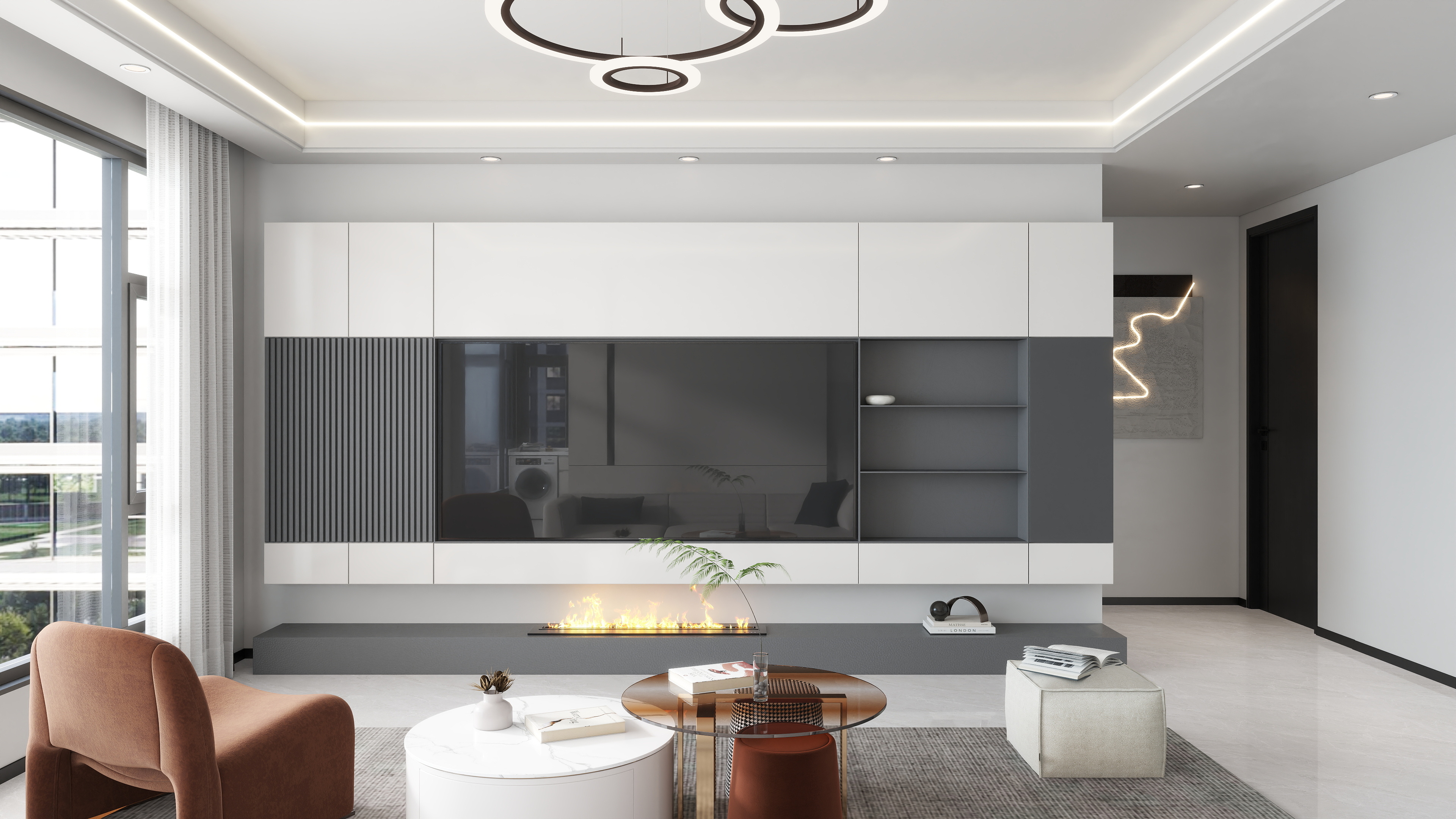 艺雅丽-141平现代简约  装修效果图