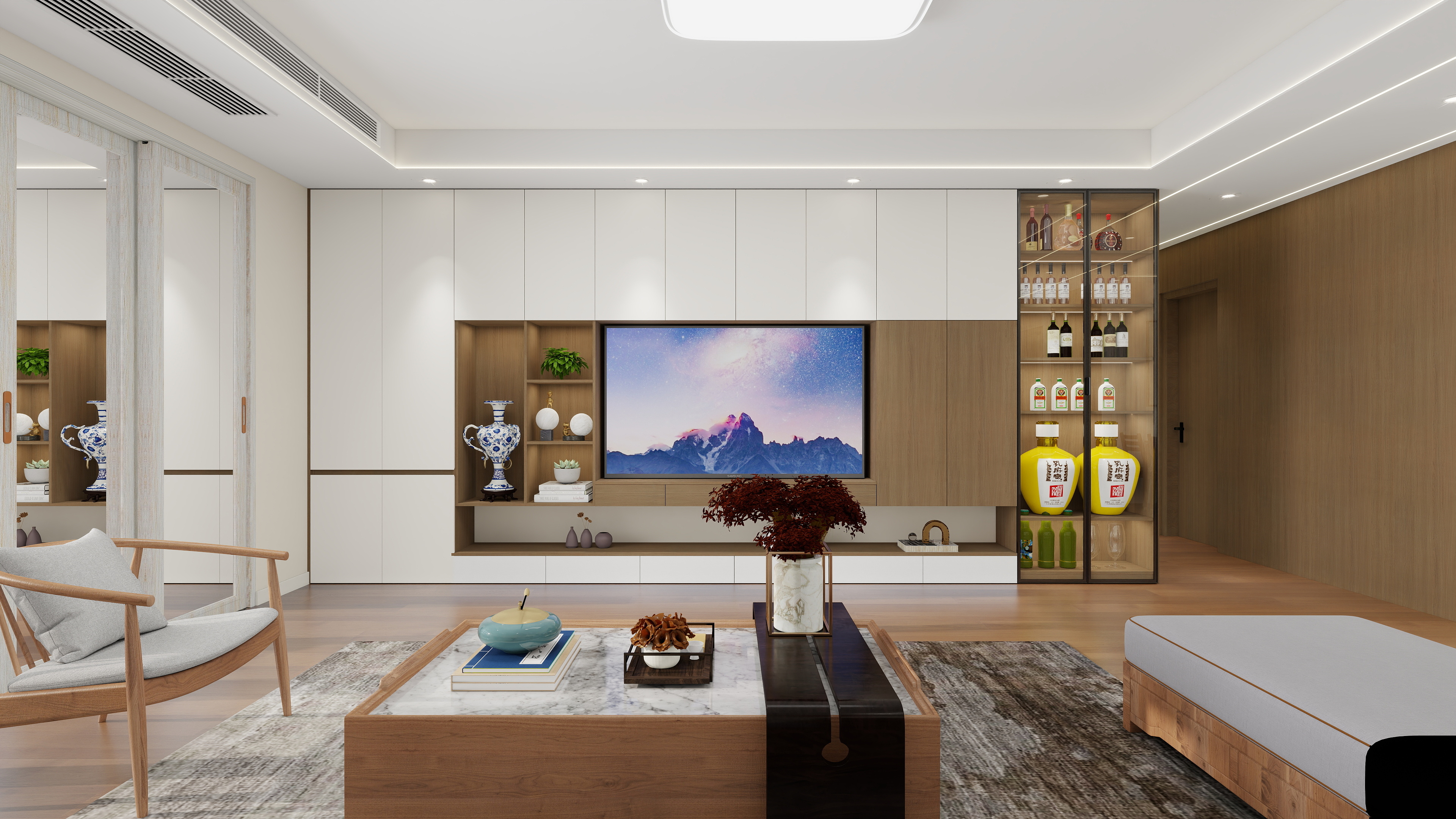 冠堂装饰顾轲设计-交警队160简中-装修设计方案