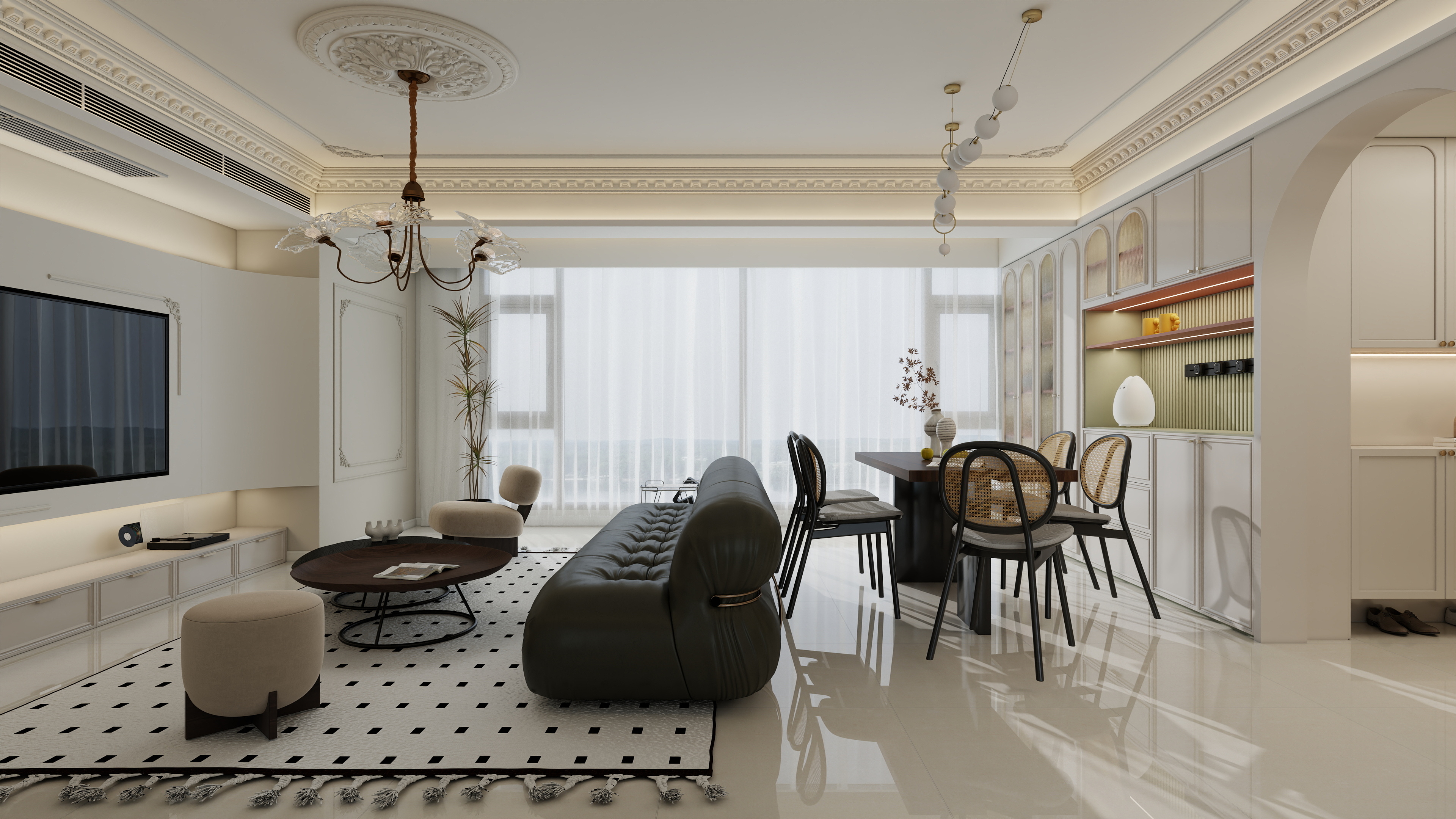 设计阿敏-东澜郡段先生杨女士107-装修设计方案