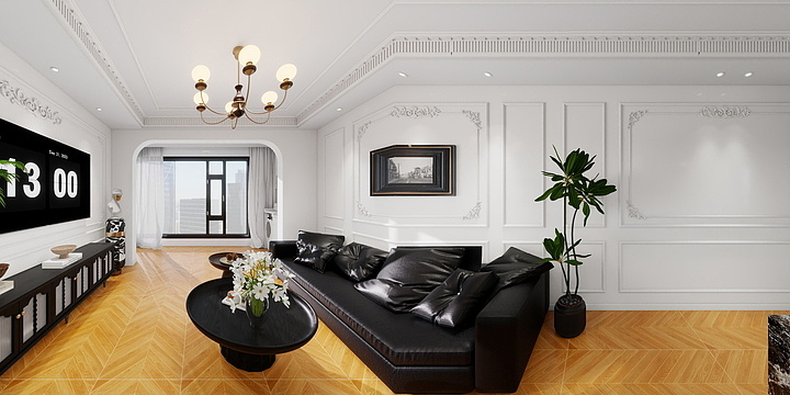 晋城装修设计浩天-书院嘉品11-1-101设计方案-装修设计方案