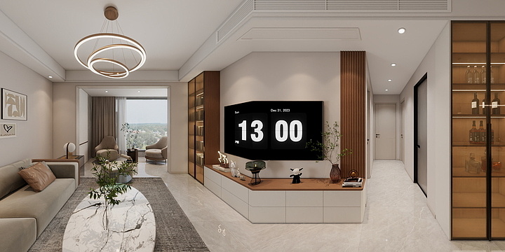 Strenget-柏越城8-1204-装修设计方案