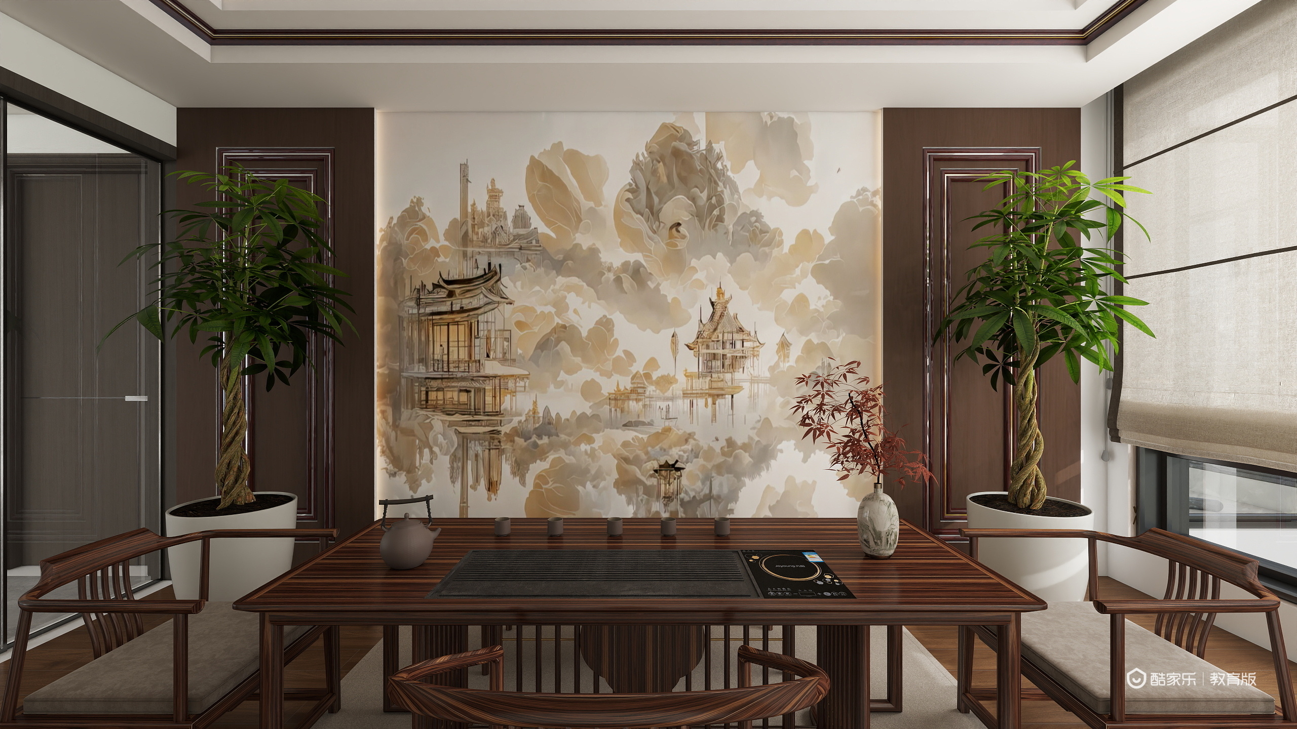 郑冰婷-顺德职业技术学院郑冰婷-万山华府176㎡3室设计装修效果图