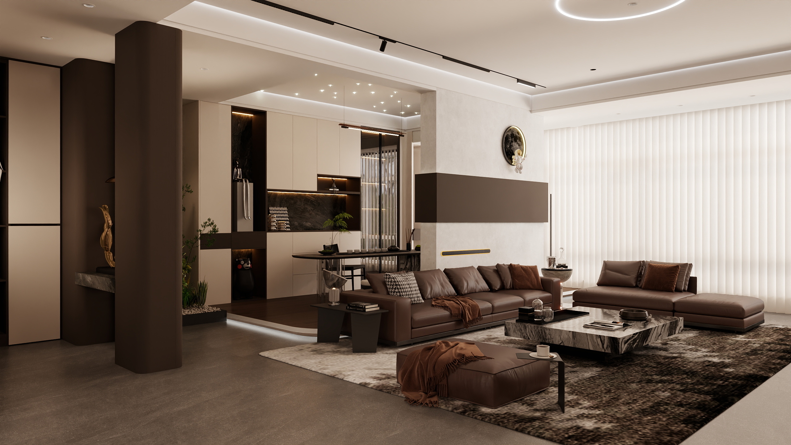 焱垚设计-金硕铂悦府-意式极简-装修设计方案