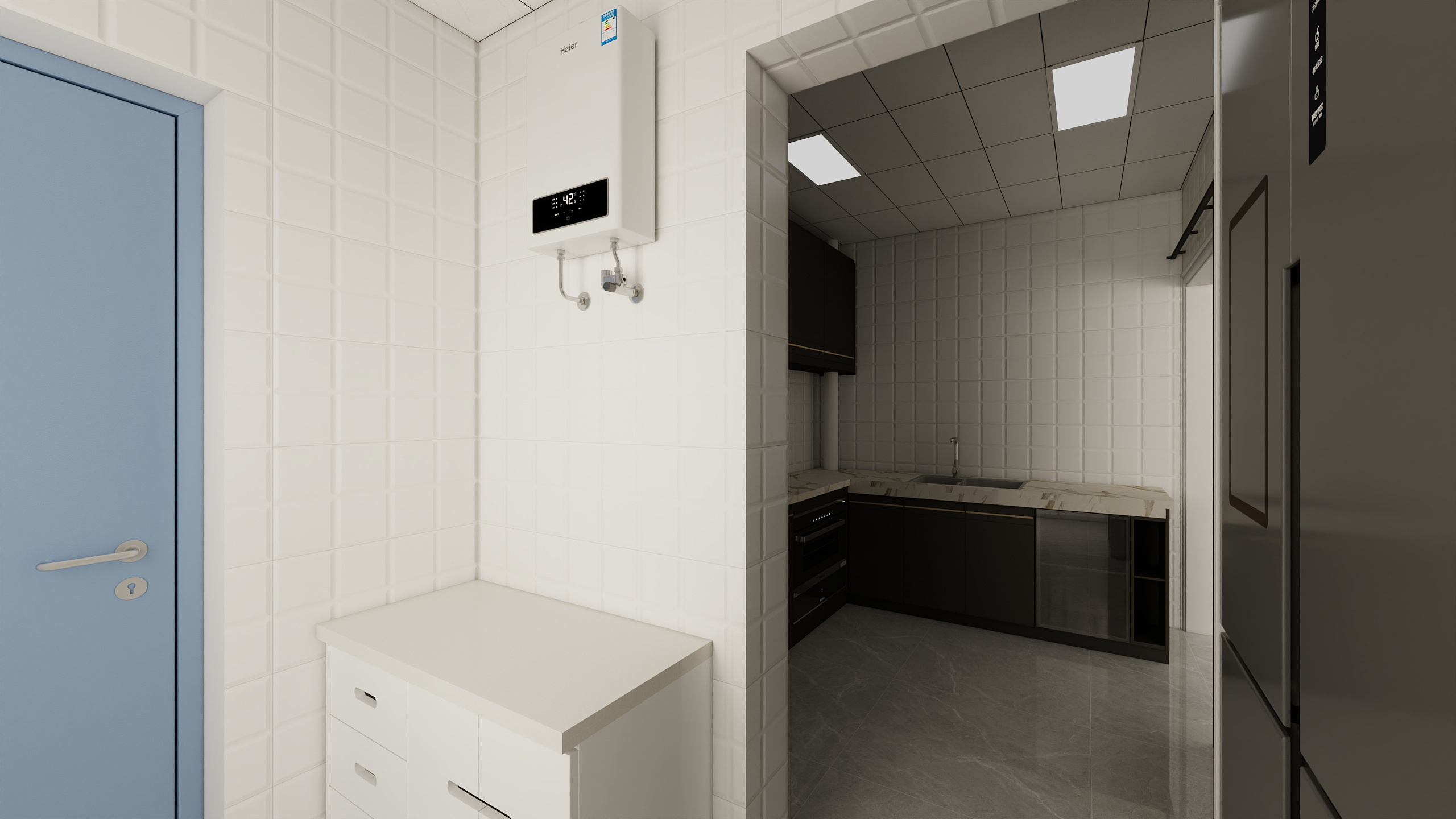 兔设计室内设计工作室-旭光佳苑120㎡3室装修效果图