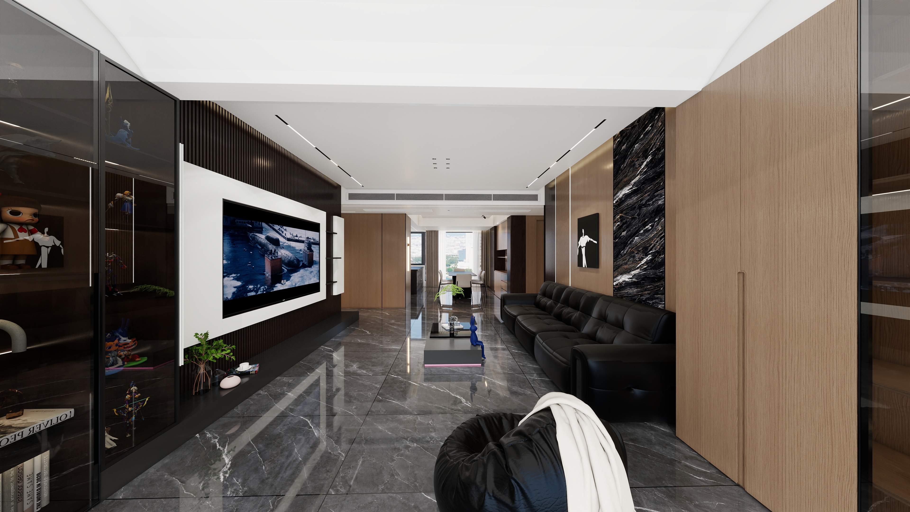 188****1306PmoO-铂樾府小区房163㎡意式轻奢装修效果图