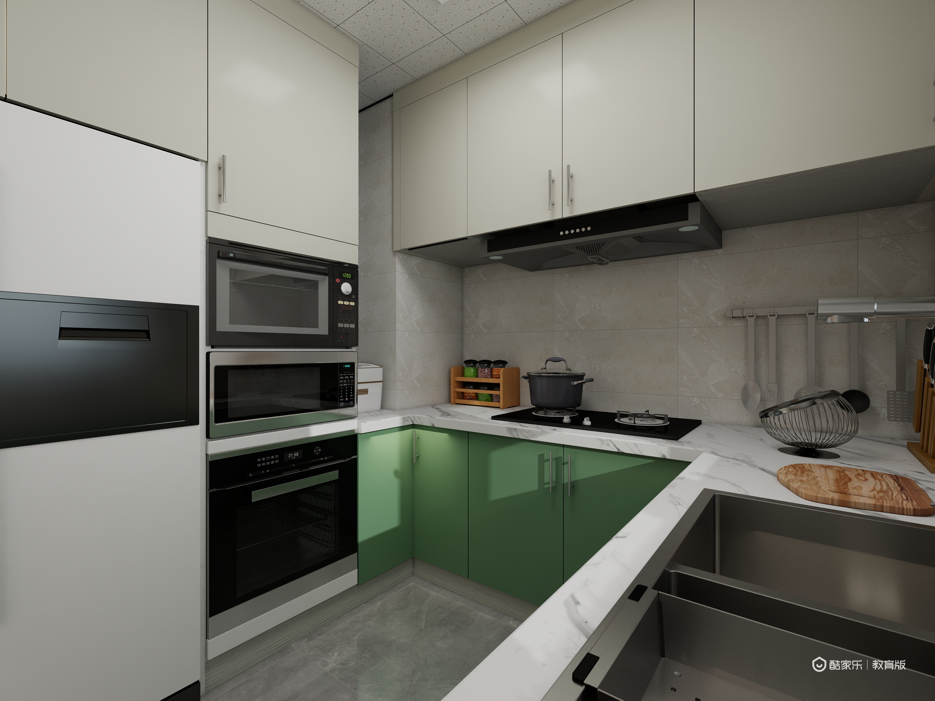 郑冰婷-顺德职业技术学院郑冰婷-166㎡5室房子设计装修效果图