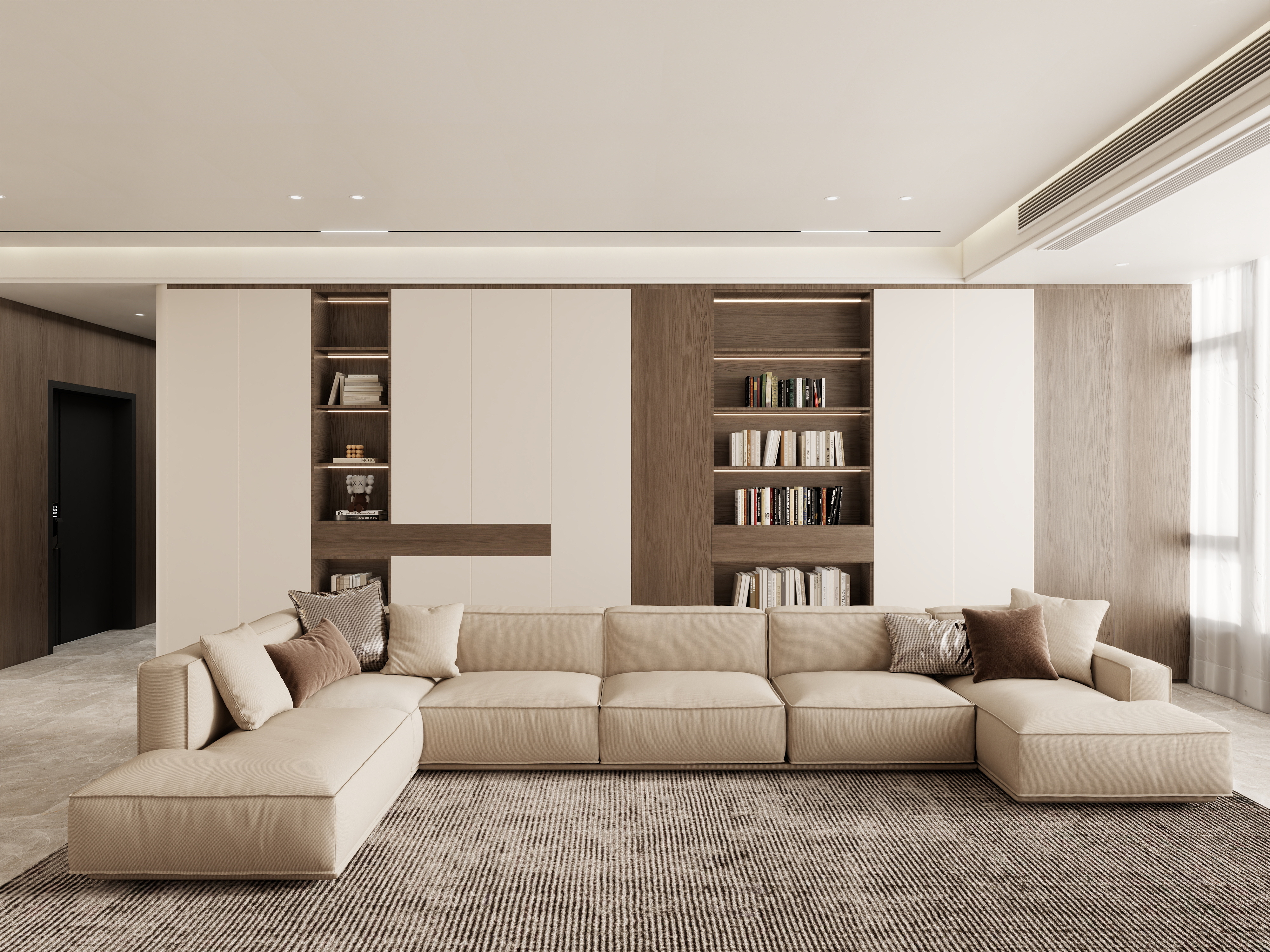 壹诺设计工作室-174㎡4室-现代简约装修效果图